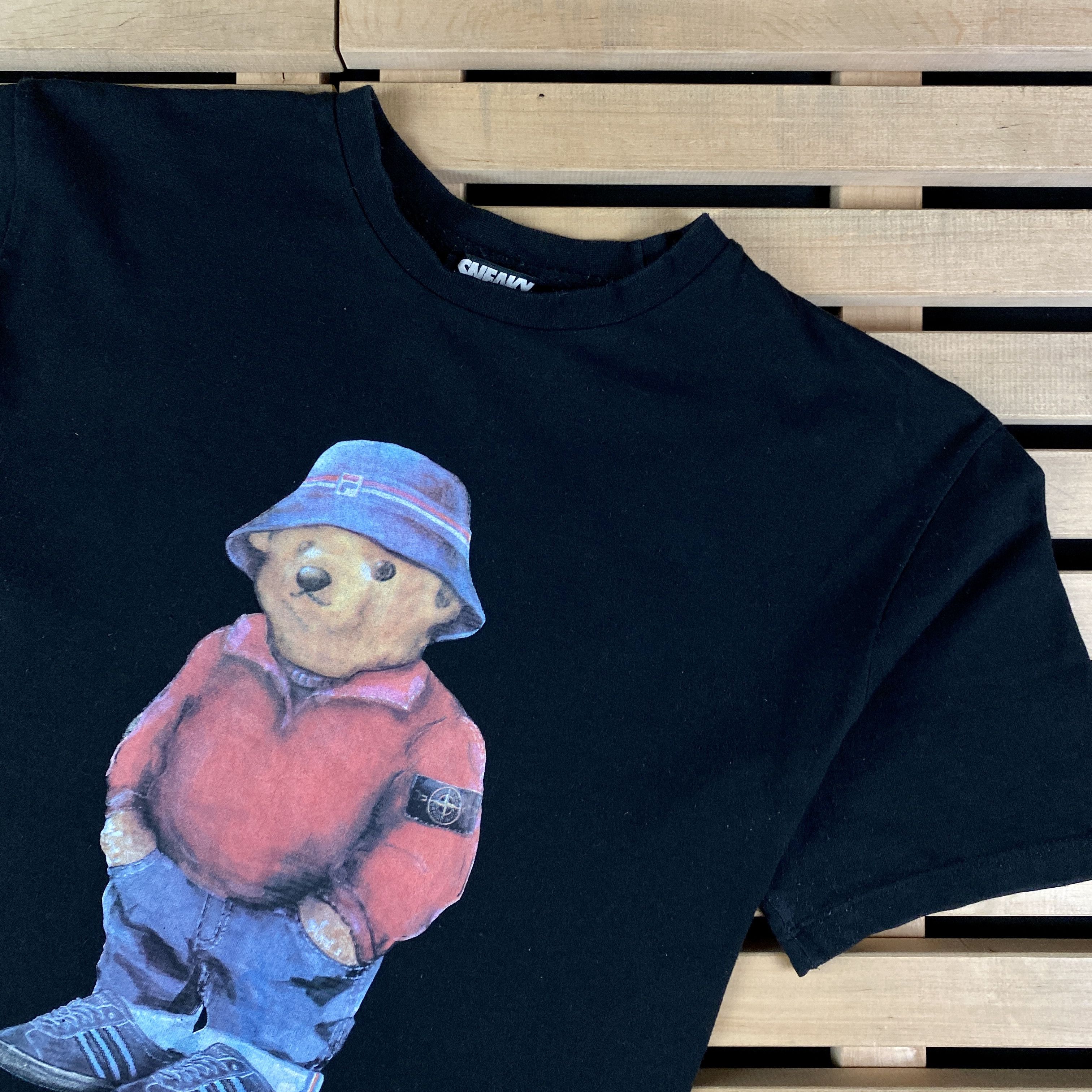 Other Mens T-Shirt Casual Bear Big Print Size M Size US M / EU 48-50 / 2 - 2 Thumbnail