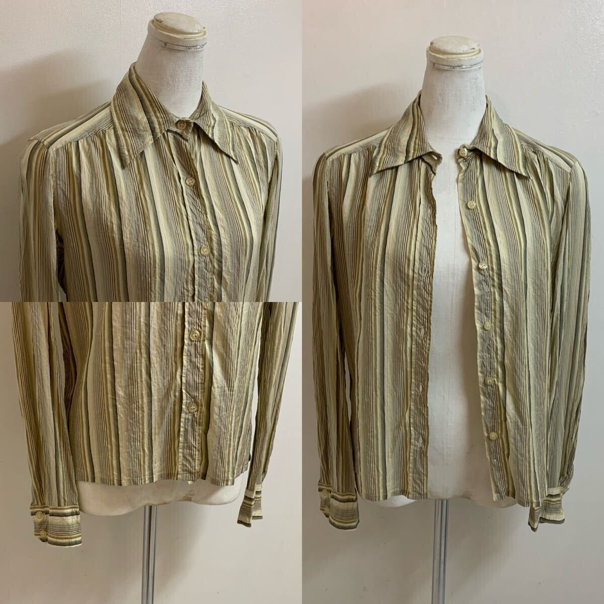 Lanvin Lanvin Paris 80s Vintage Silk Shirt Size US M / EU 48-50 / 2 - 5 Thumbnail