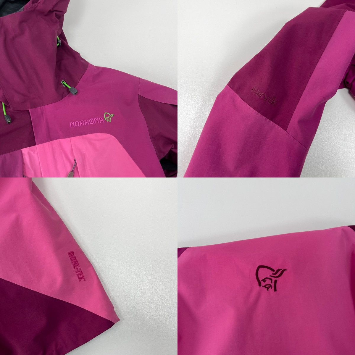 Norrona Norrona Narvik Gore-Tex 2L Ski Jacket Magentic Women’s GTX Size XS / US 0-2 / IT 36-38 - 9 Thumbnail