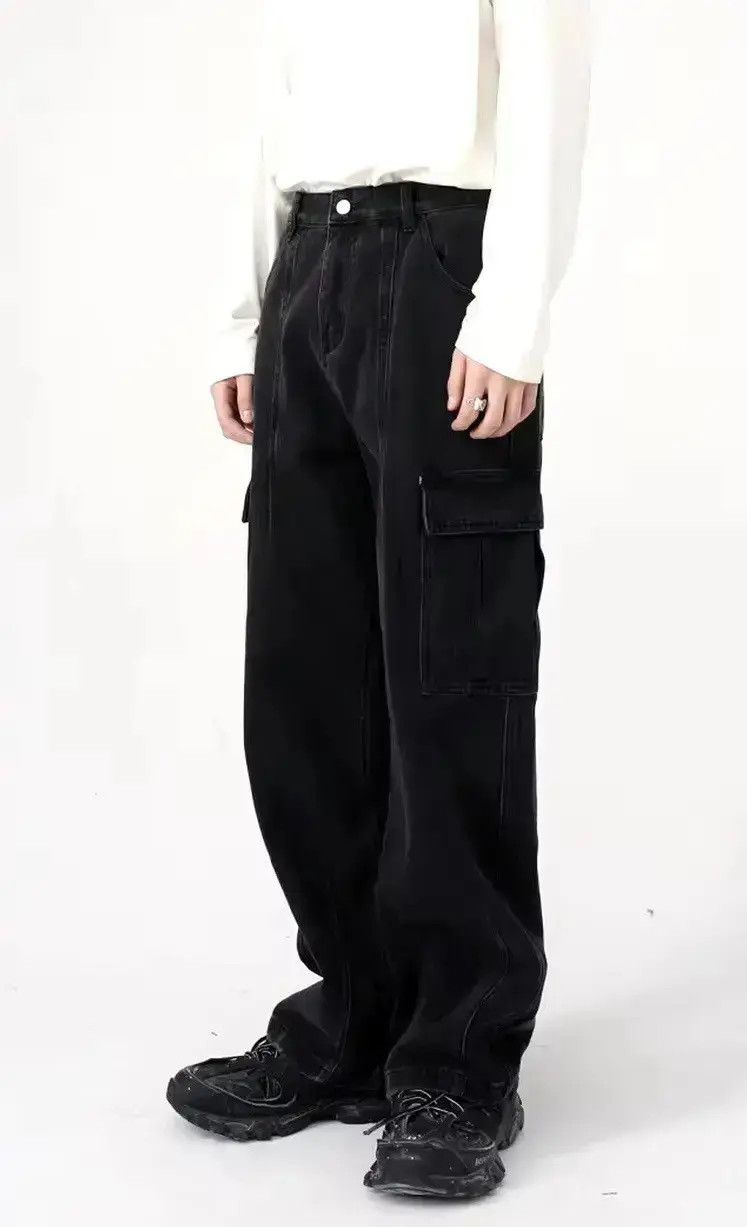 Japanese Brand Streetwear Washed Cargo Loose Jeans Y2k Size US 32 / EU 48 - 1 Thumbnail