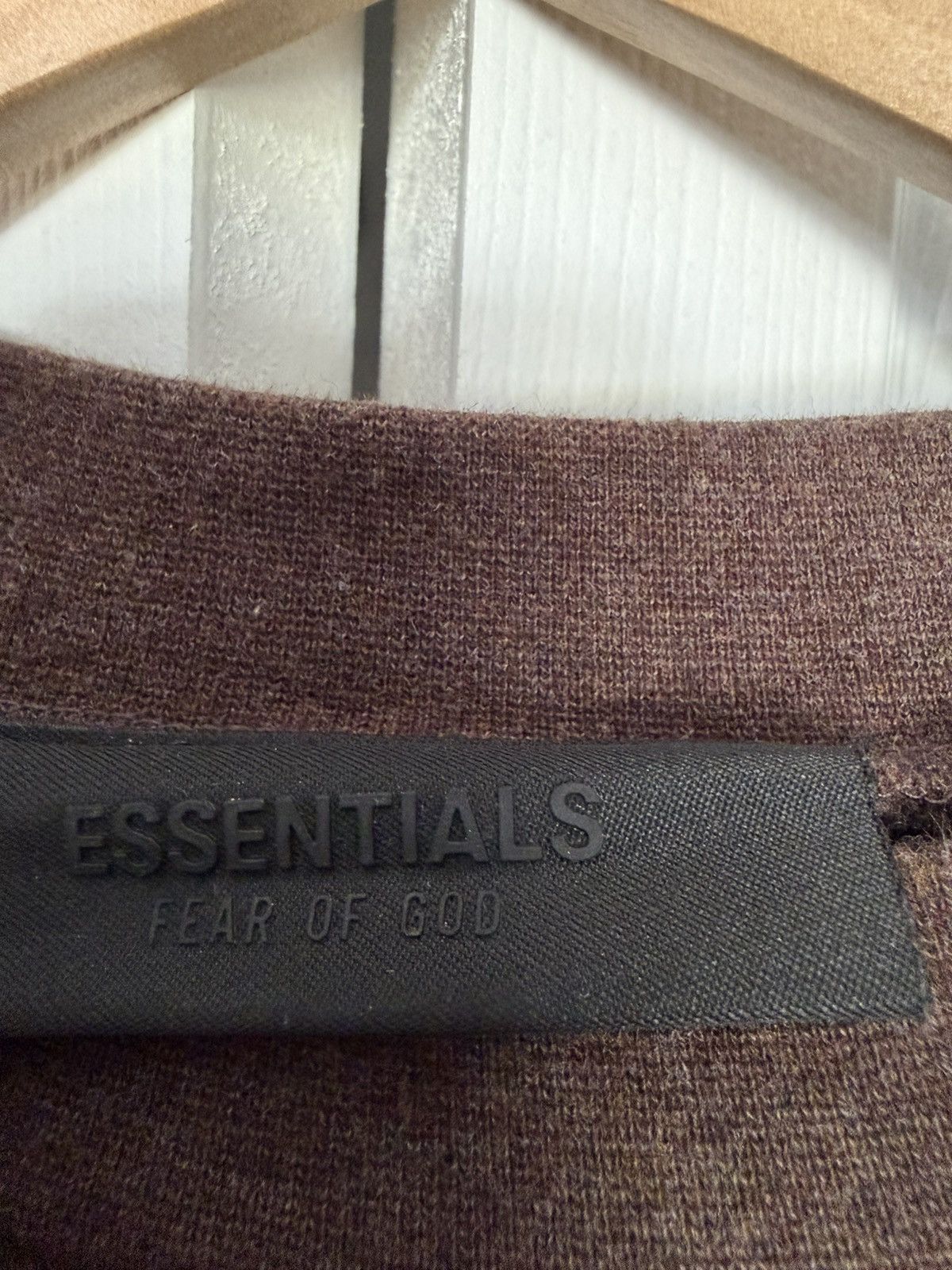 Essentials Fear of God Essentials Brown Long Sleeve T-Shirt Size US XXS / EU 40 - 5 Thumbnail