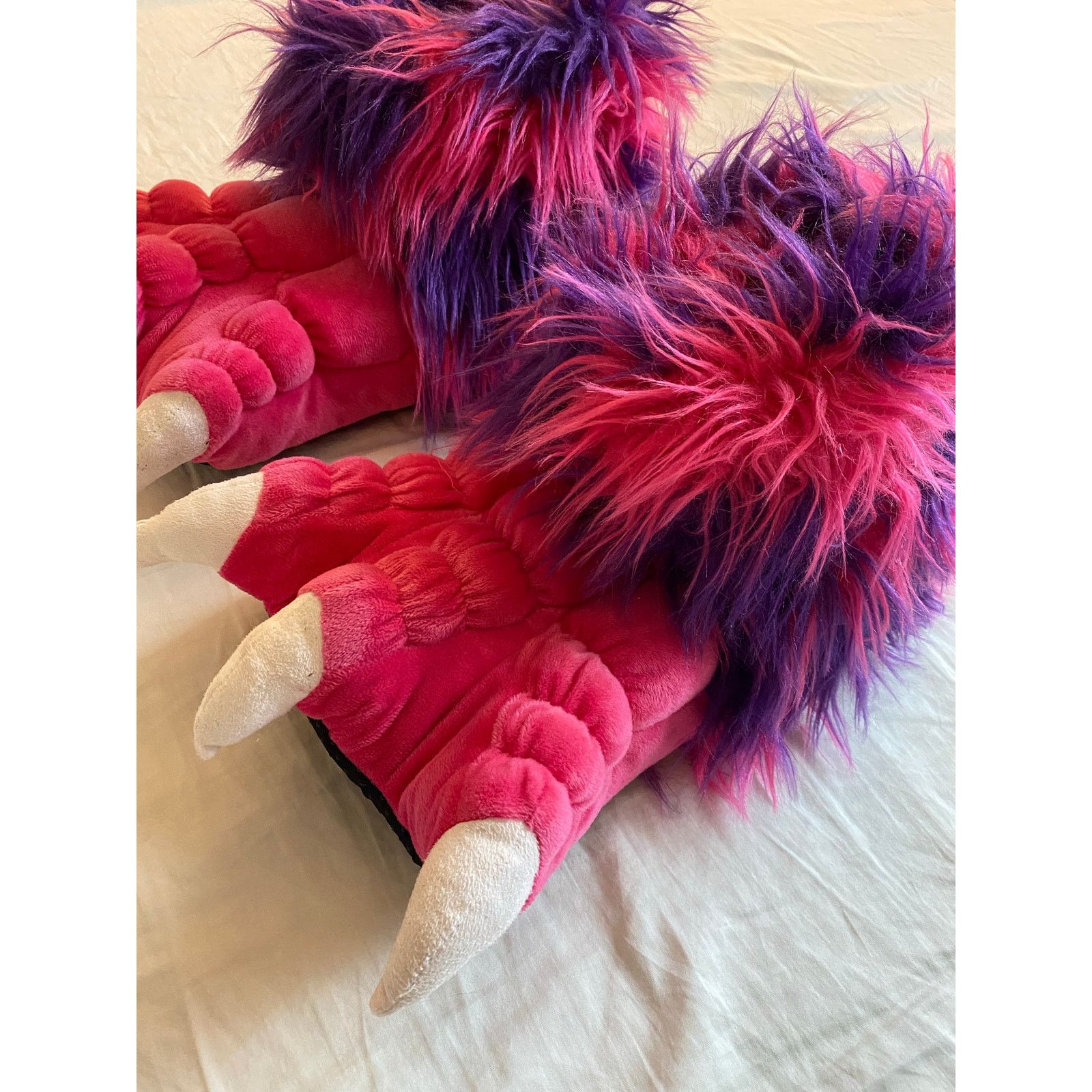 George NWOT Monster Toes Slippers, Sz L, Cosplay, Festival Size US 10 / IT 40 - 3 Thumbnail