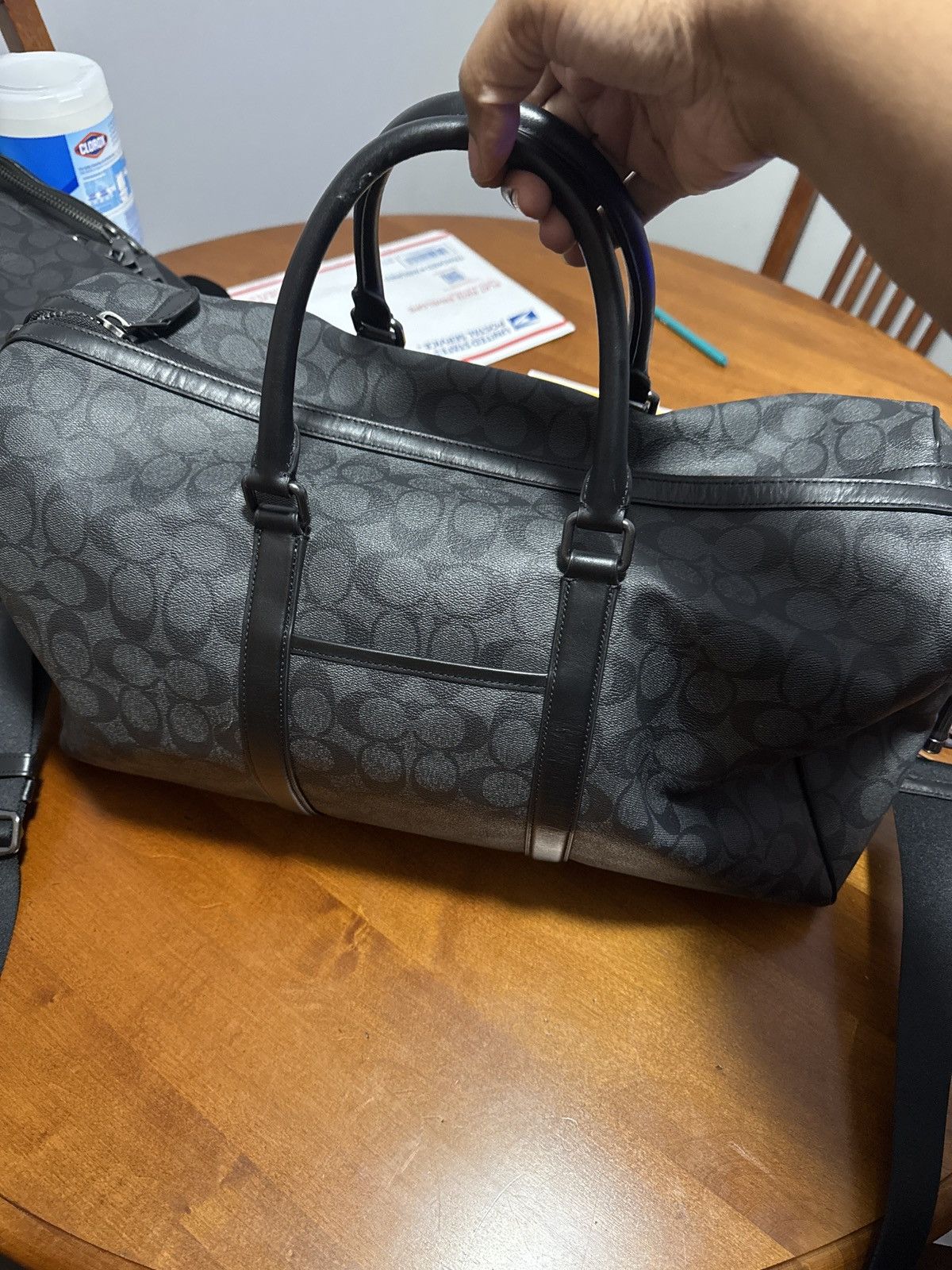 Coach Black Coach Duffle Bag Size ONE SIZE - 1 Preview