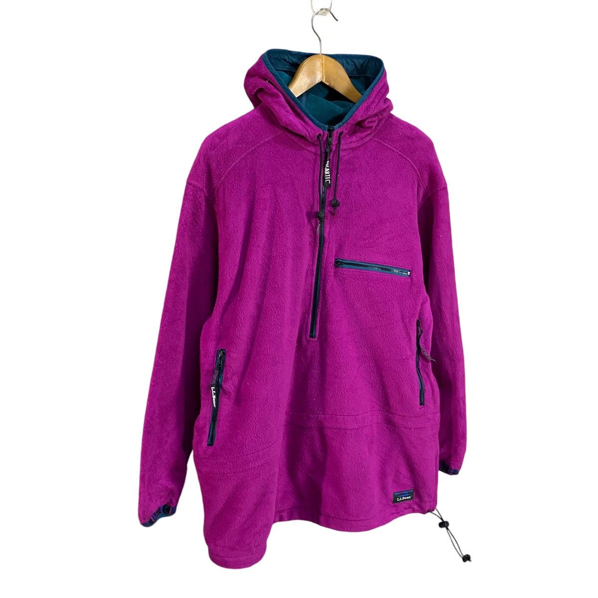 L.L. Bean × Polartec L.L Bean X Polartec magenta half zipper fleece Size XL / US 12-14 / IT 48-50 - 2 Thumbnail