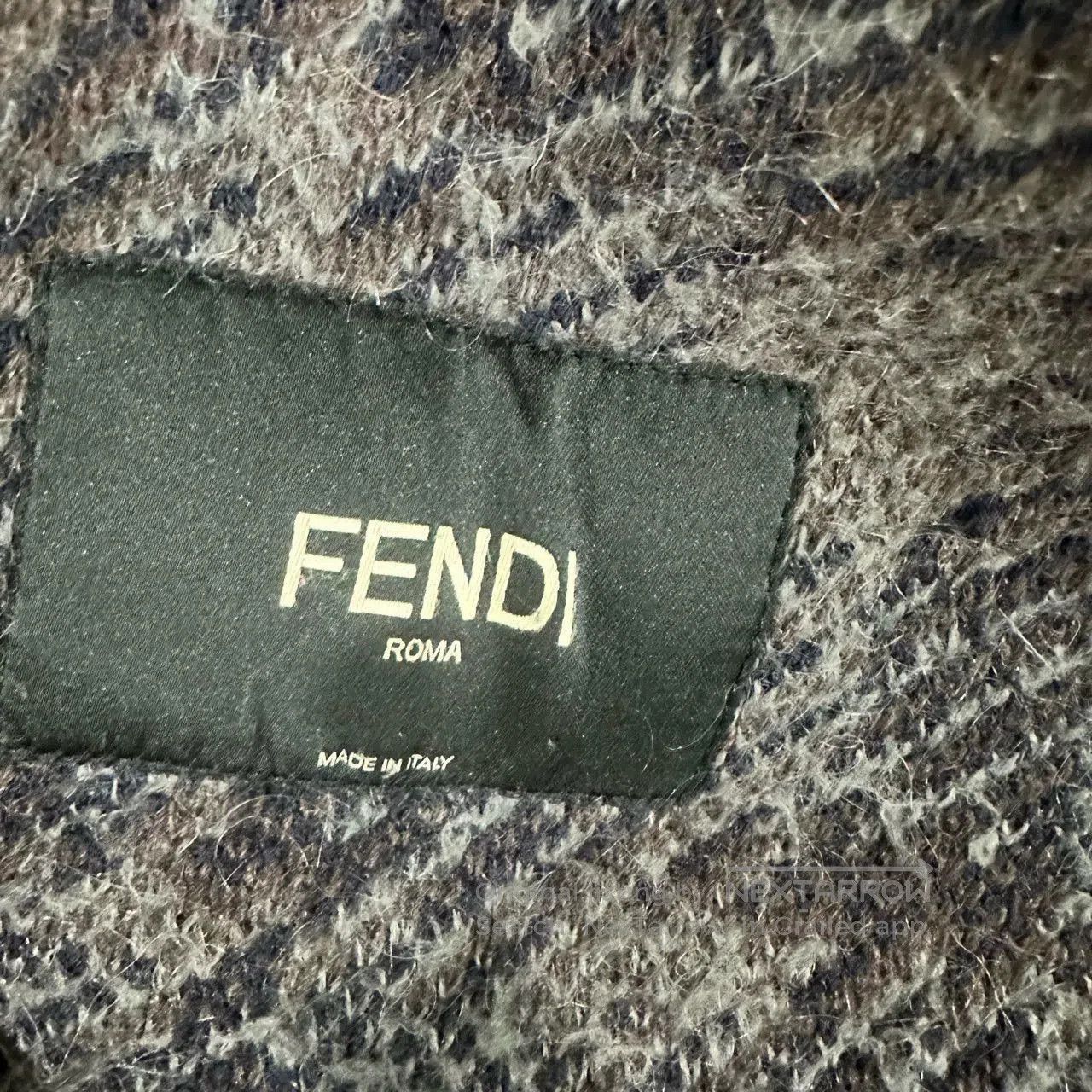 Fendi Fendi Plaid Long V-Neck Coat. Size US XL / EU 56 / 4 - 5 Thumbnail