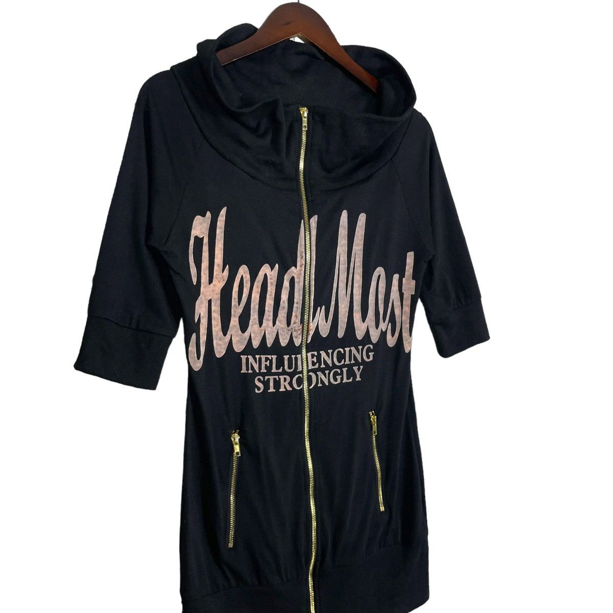 If Six Was Nine Vintage Pumpkin Head Most Long Sweatshirt Punk Rock Hoodie Size S / US 4 / IT 40 - 2 Thumbnail