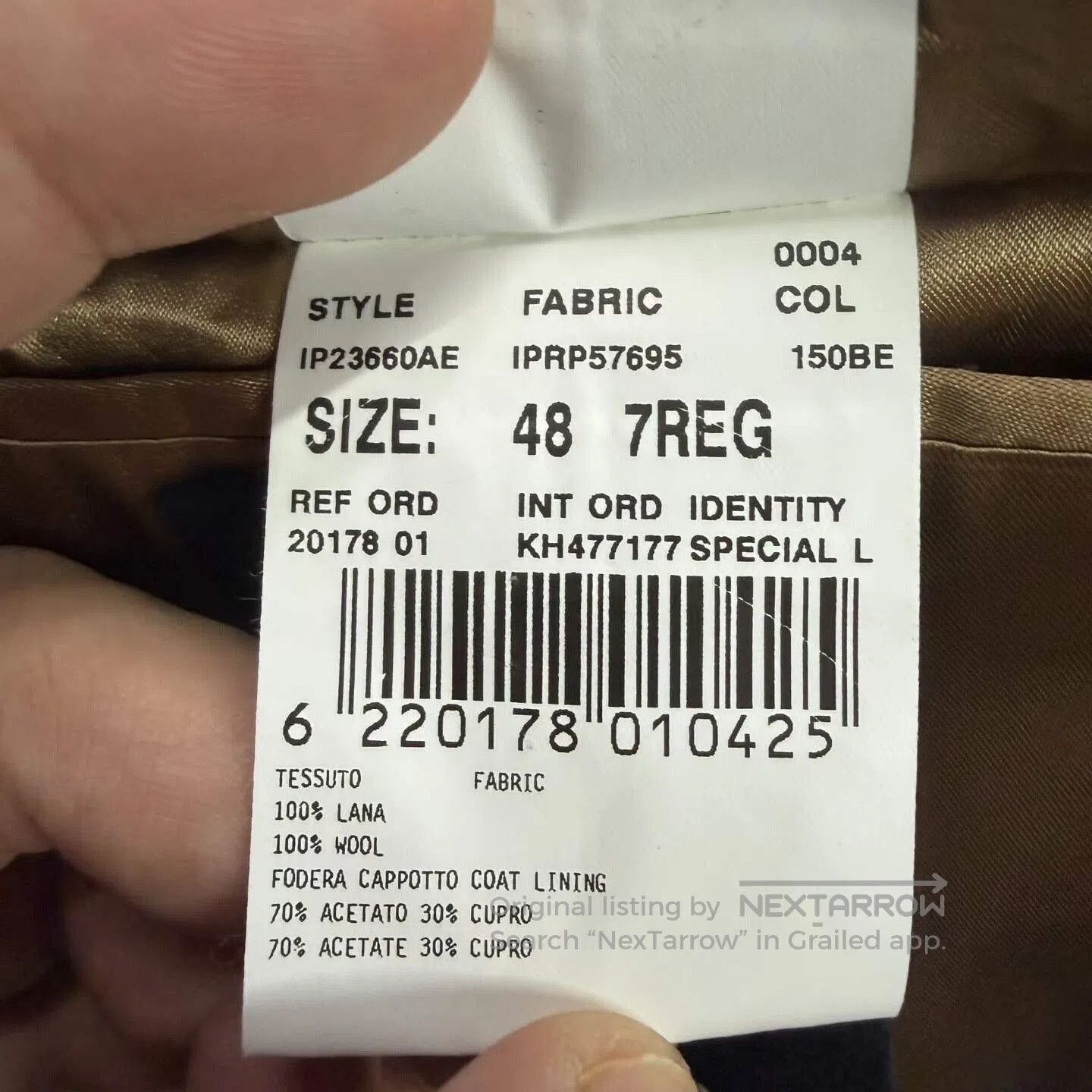 Lardini Lardini Double-Breasted Wool Coat. Size US M / EU 48-50 / 2 - 8 Thumbnail