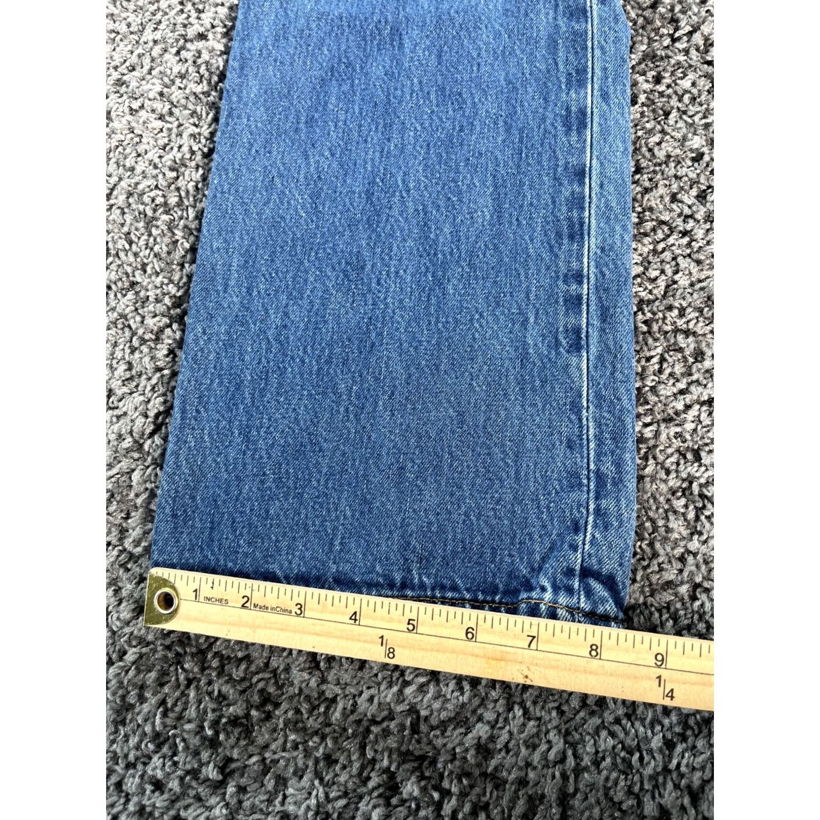 Levi's VINTAGE Levi's 501 Jeans Mens Regular 36x32 Blue Denim Straight 5-Pocket USA Cowboy 90s Mens Size US 36 / EU 52 - 3 Thumbnail