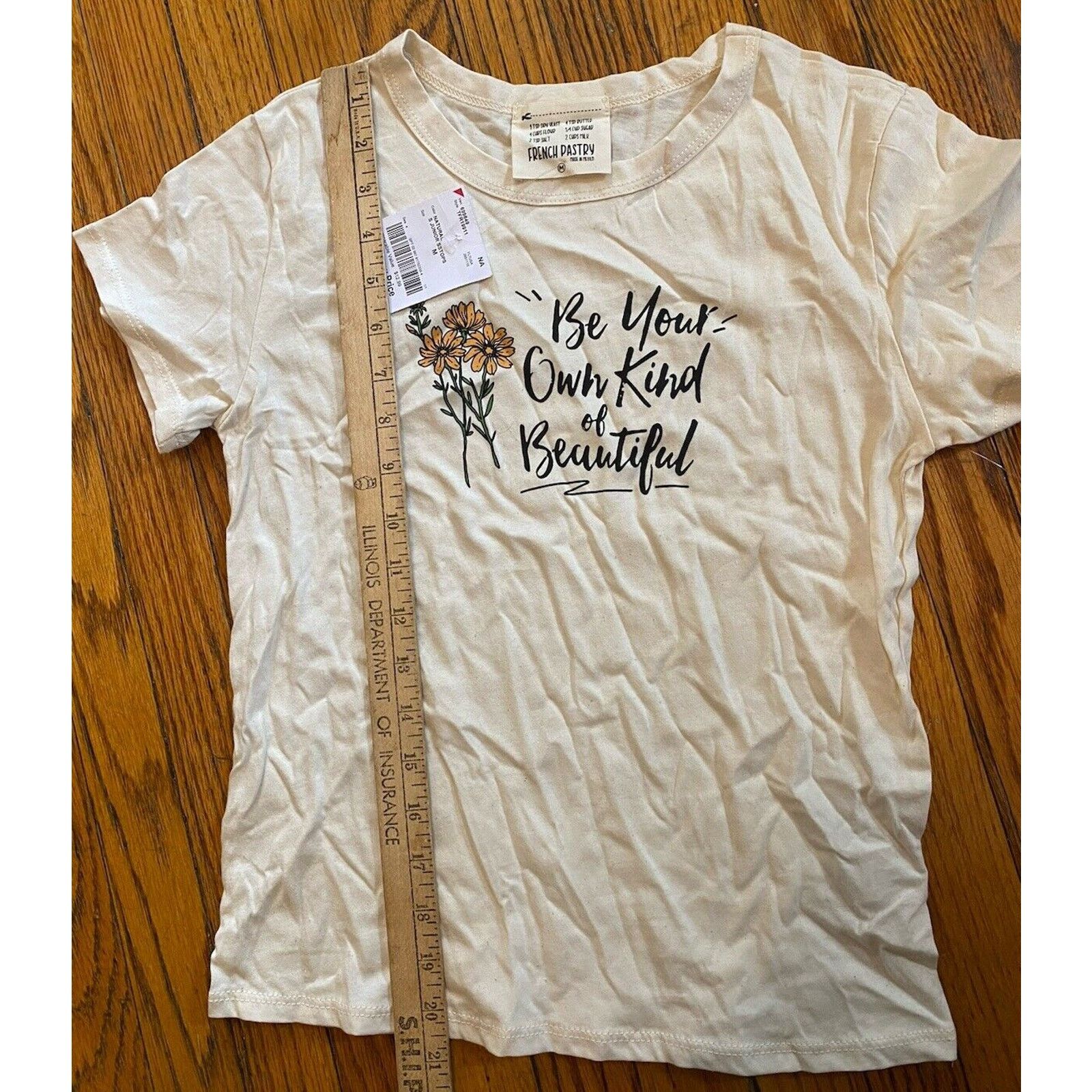 Other NWT T Shirt Women’s Junior Medium French Pastry Beige Size XS / US 0-2 / IT 36-38 - 6 Thumbnail