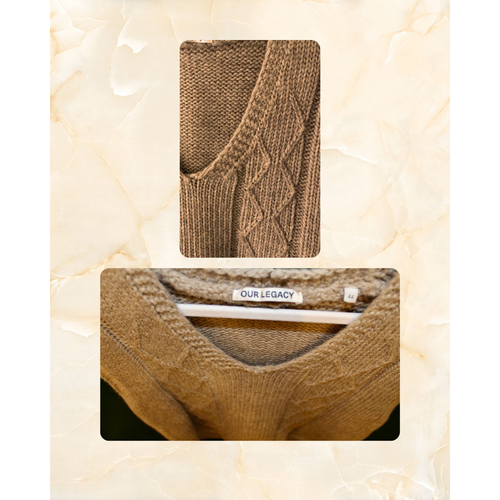 Our Legacy RARE! Our Legacy Reversed Cable Wool Vest Size XS / US 0-2 / IT 36-38 - 2 Thumbnail