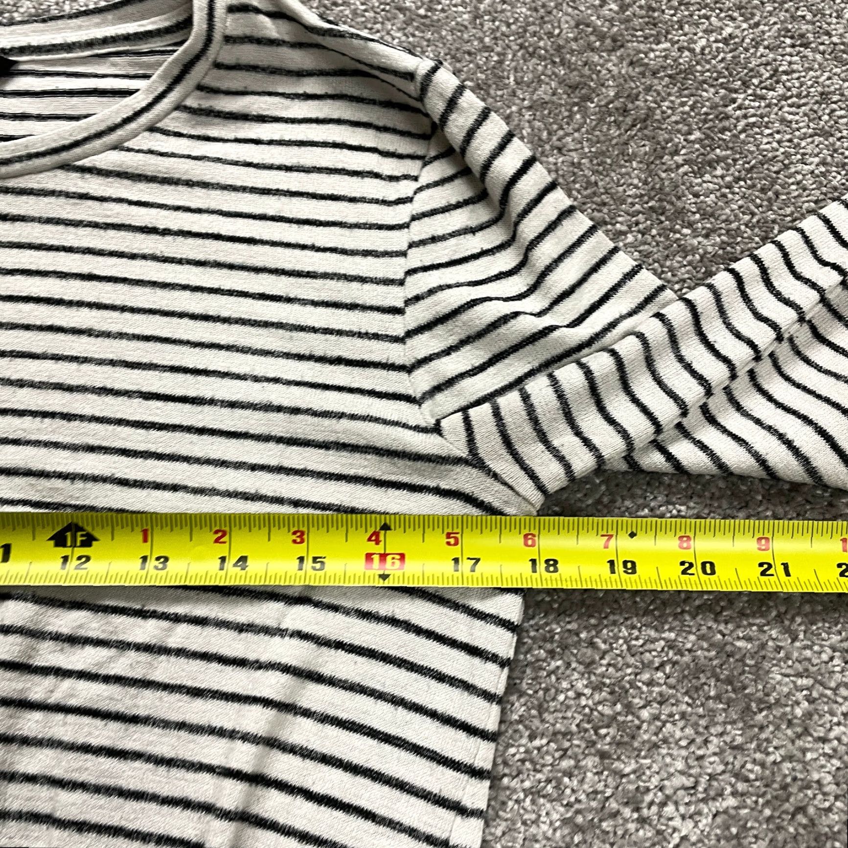 Banana Republic Banana Republic Sweater Shirt Womens Small White Striped Long Sleeve Gathered Size S / US 4 / IT 40 - 7 Thumbnail