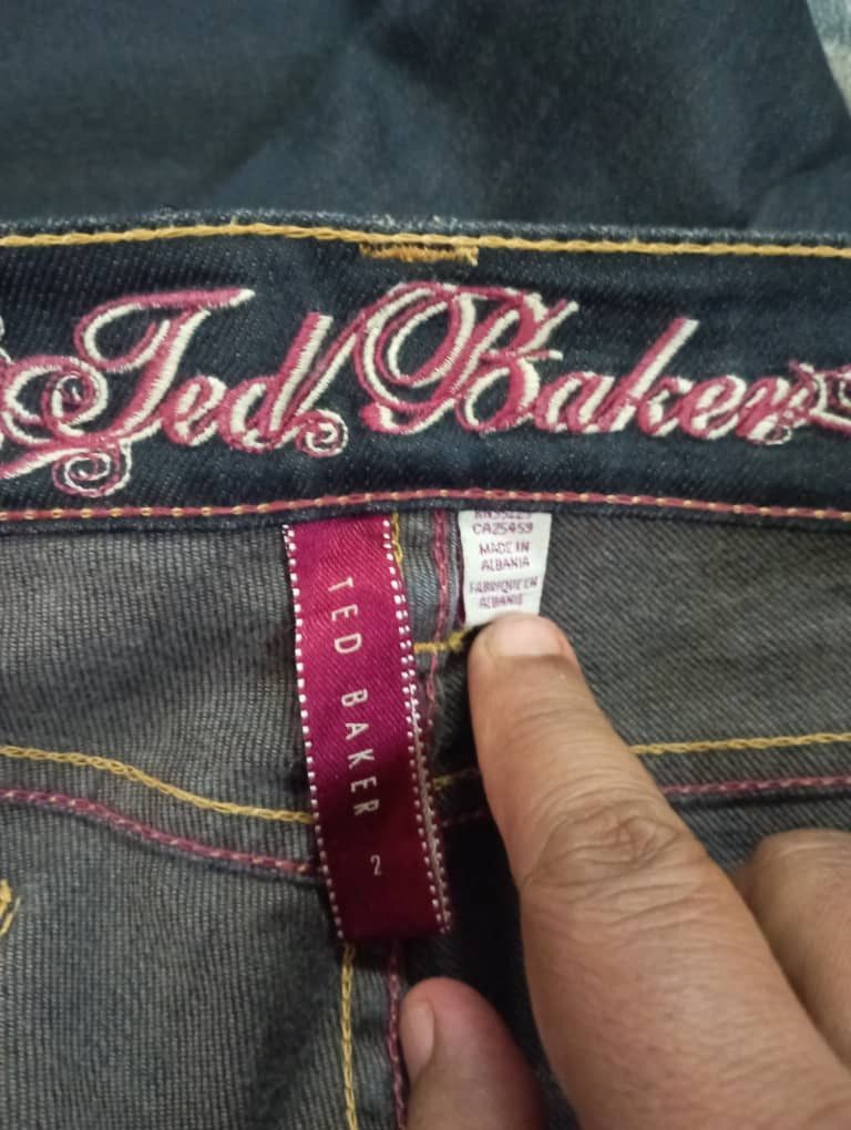 Tornado Mart Flare Jeans Mud Rusty Ted Baker Bootcut Jeans Like New Size US 29 - 9 Thumbnail