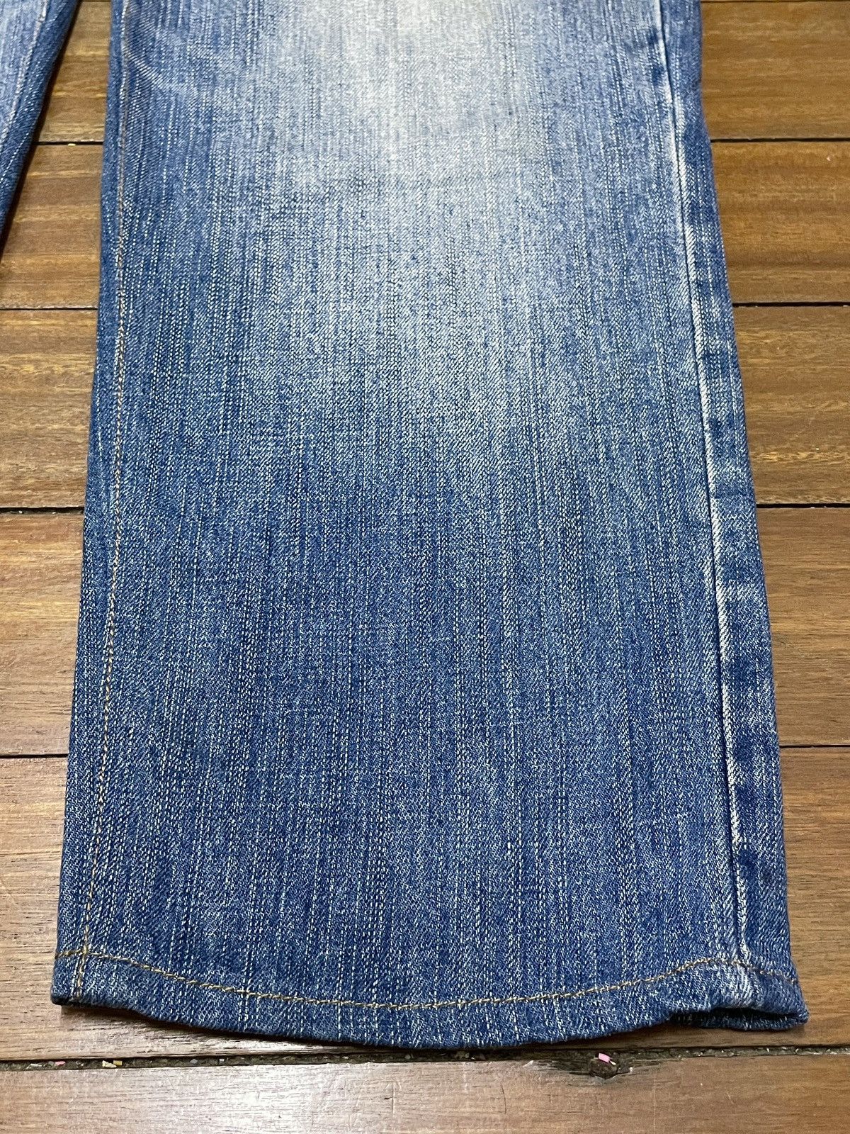 Japanese Brand × Vintage Very Rare Vintage Karakuri Koi Fish Sukajan Jeans 1990s Size US 38 / EU 54 - 6 Thumbnail