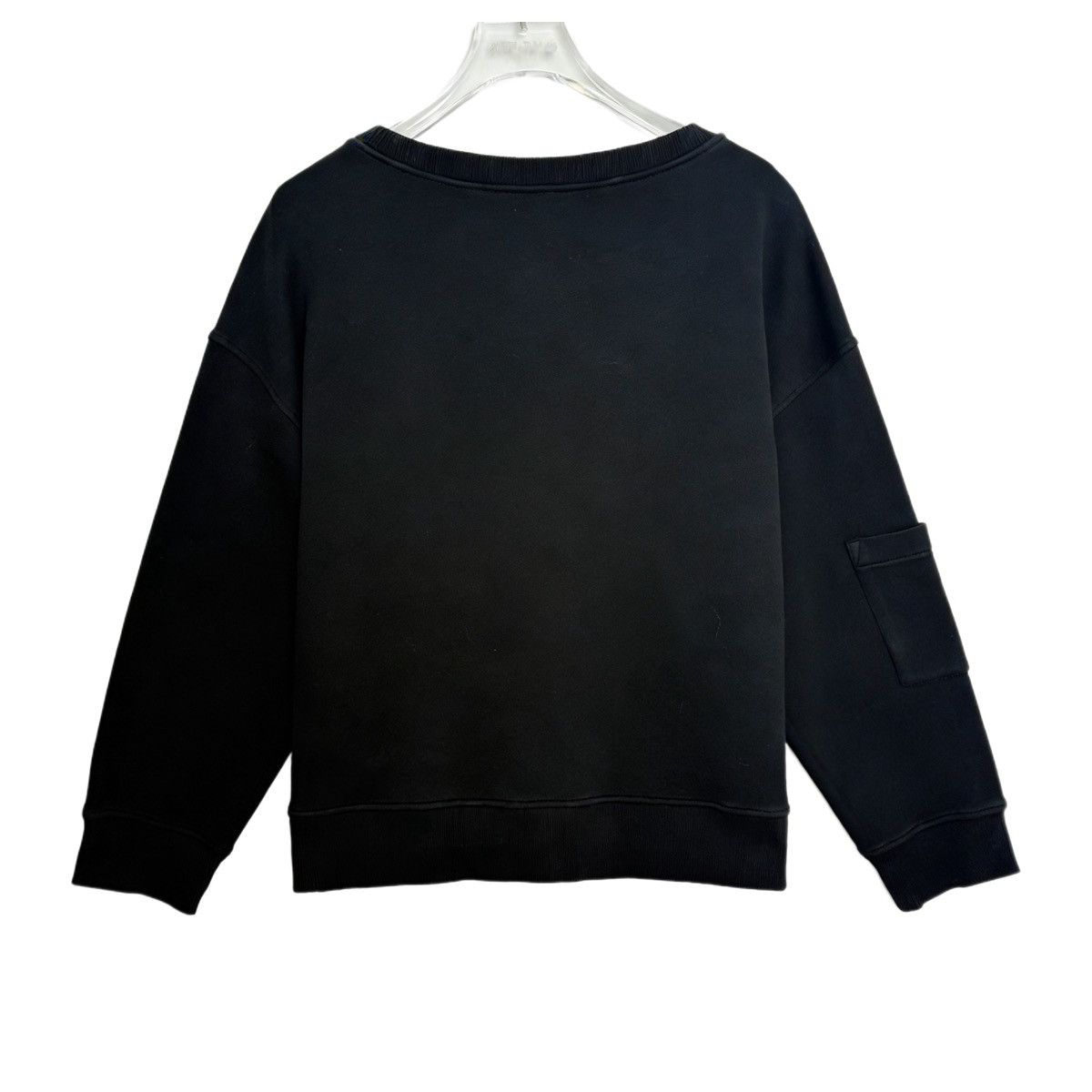 Prada Prada Black Cotton Stylish Pocket Cropped Sweatshirt K26WX Size XS / US 0-2 / IT 36-38 - 2 Thumbnail