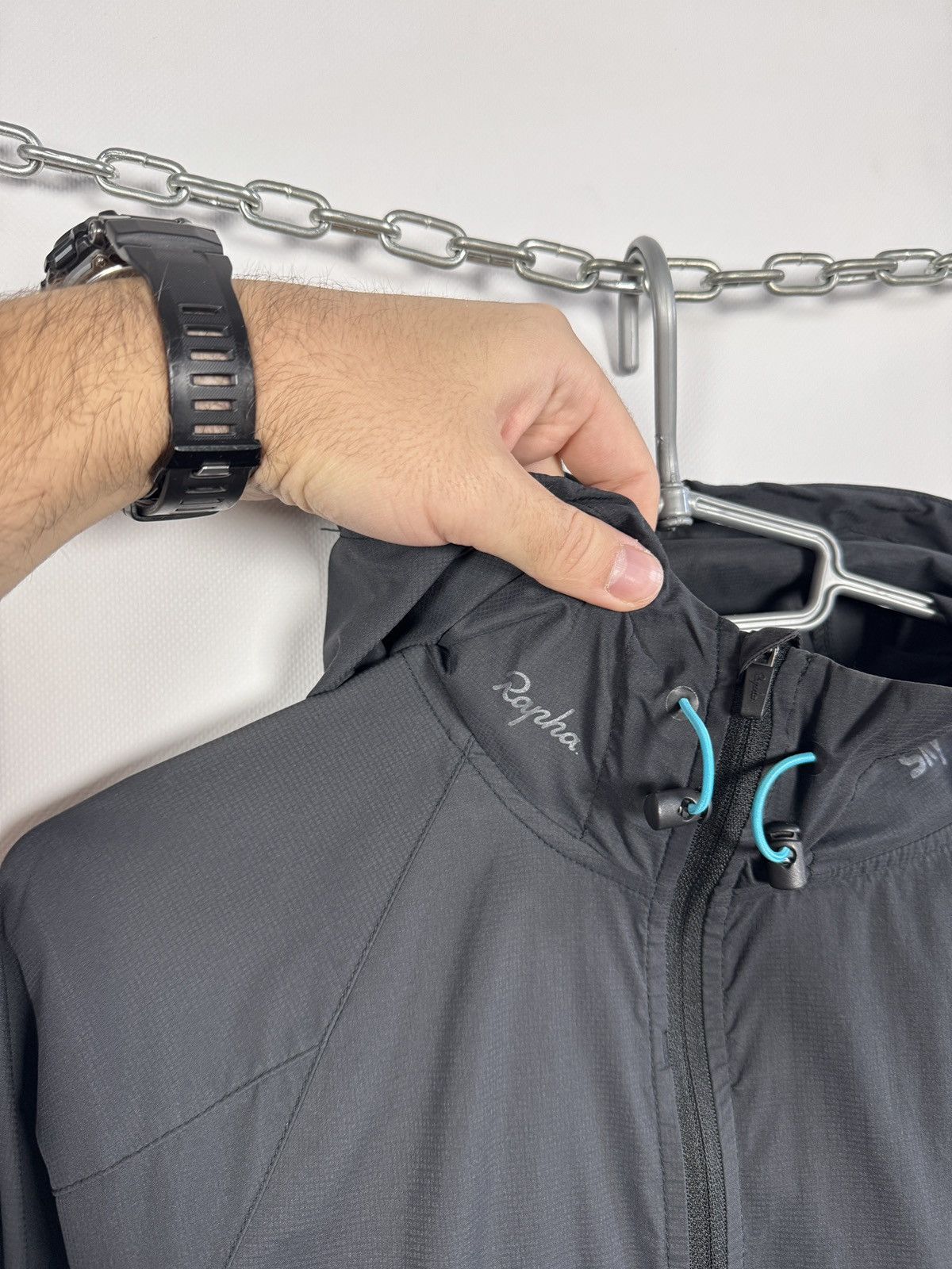 Rapha Rapha Team Sky Spray Cycling Jacket Lightweight Windbreaker Size US M / EU 48-50 / 2 - 8 Thumbnail