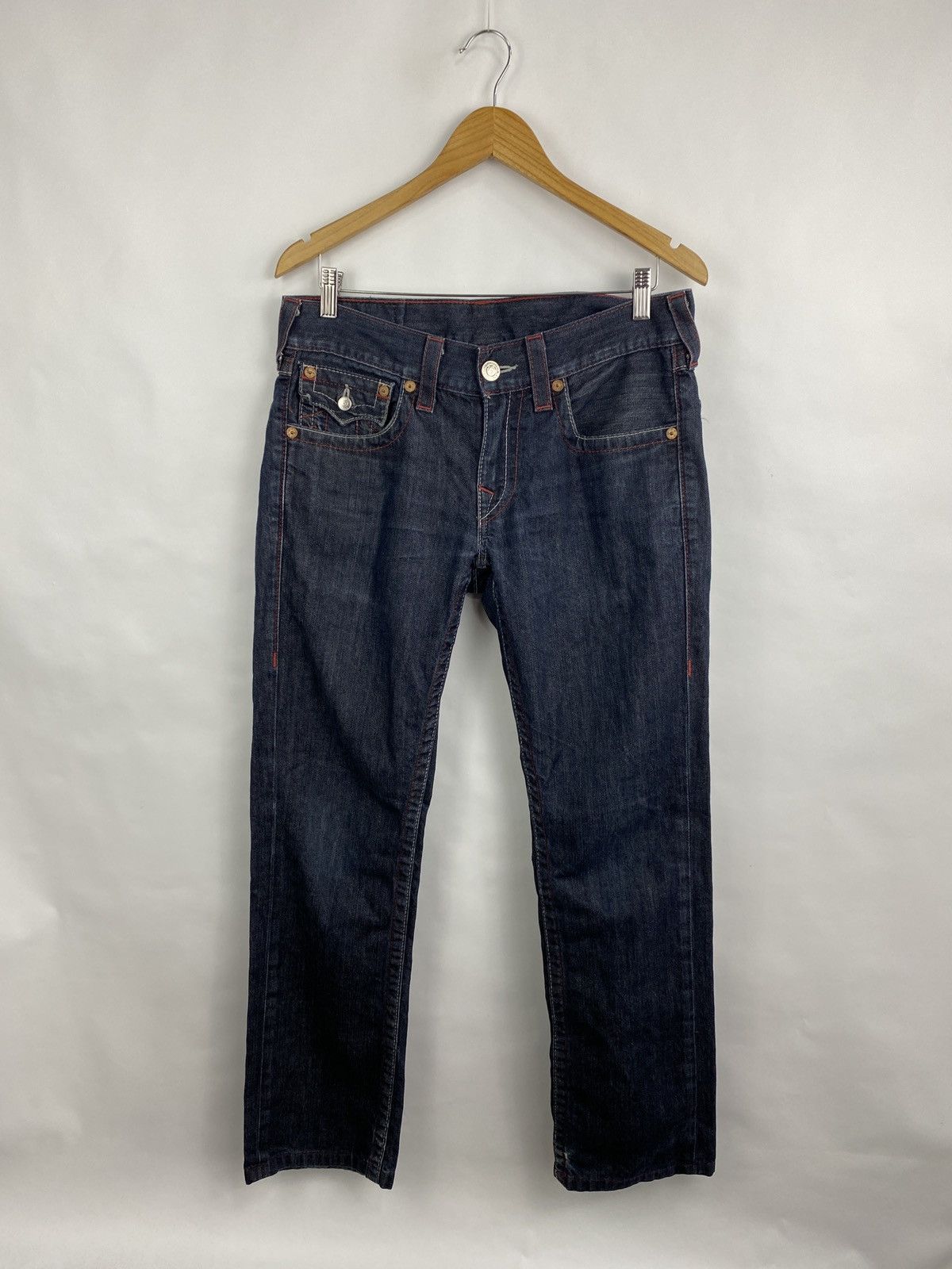 True Religion 🇺🇸 Vintage True Religion Denim Jeans Mde in USA Y2K Rare Hype Size US 30 / EU 46 - 3 Thumbnail