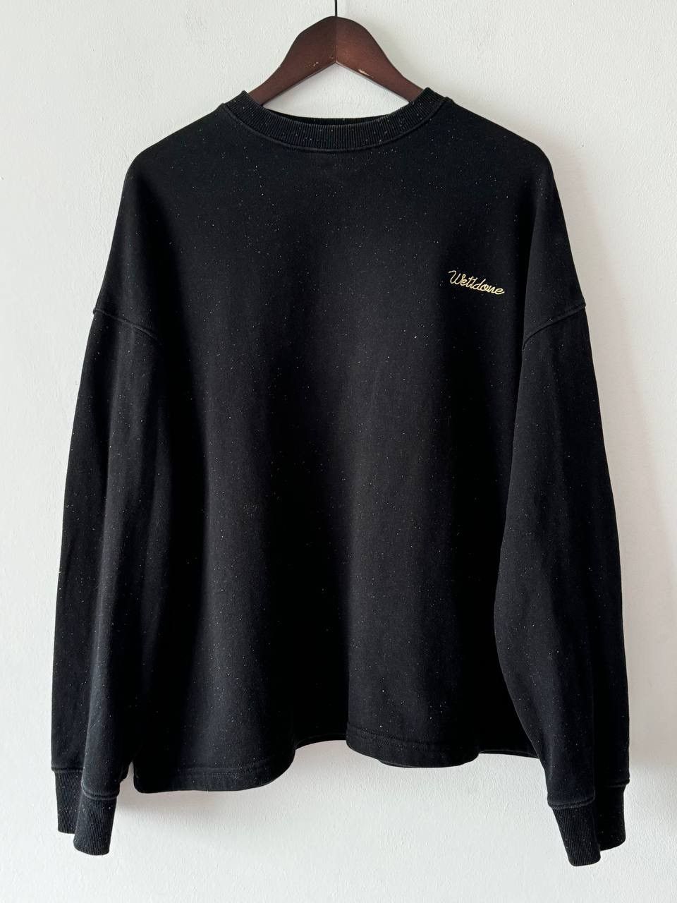 WE11DONE 🔥🔥 We11done Black Logo Print Long Sleeve T-Shirt Size US S / EU 44-46 / 1 - 2 Thumbnail