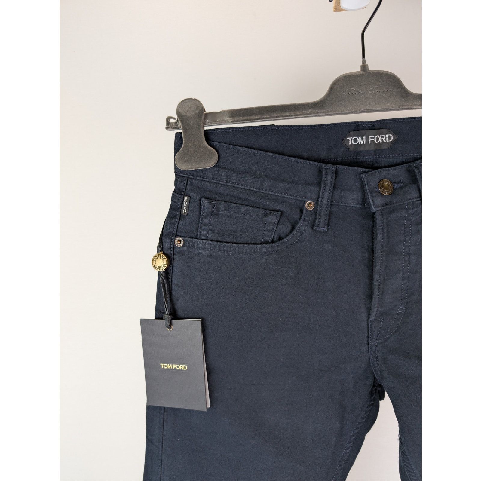 Tom Ford o1rshd1 Straight Fit Denim Jeans in Blue Size US 30 / EU 46 - 6 Thumbnail