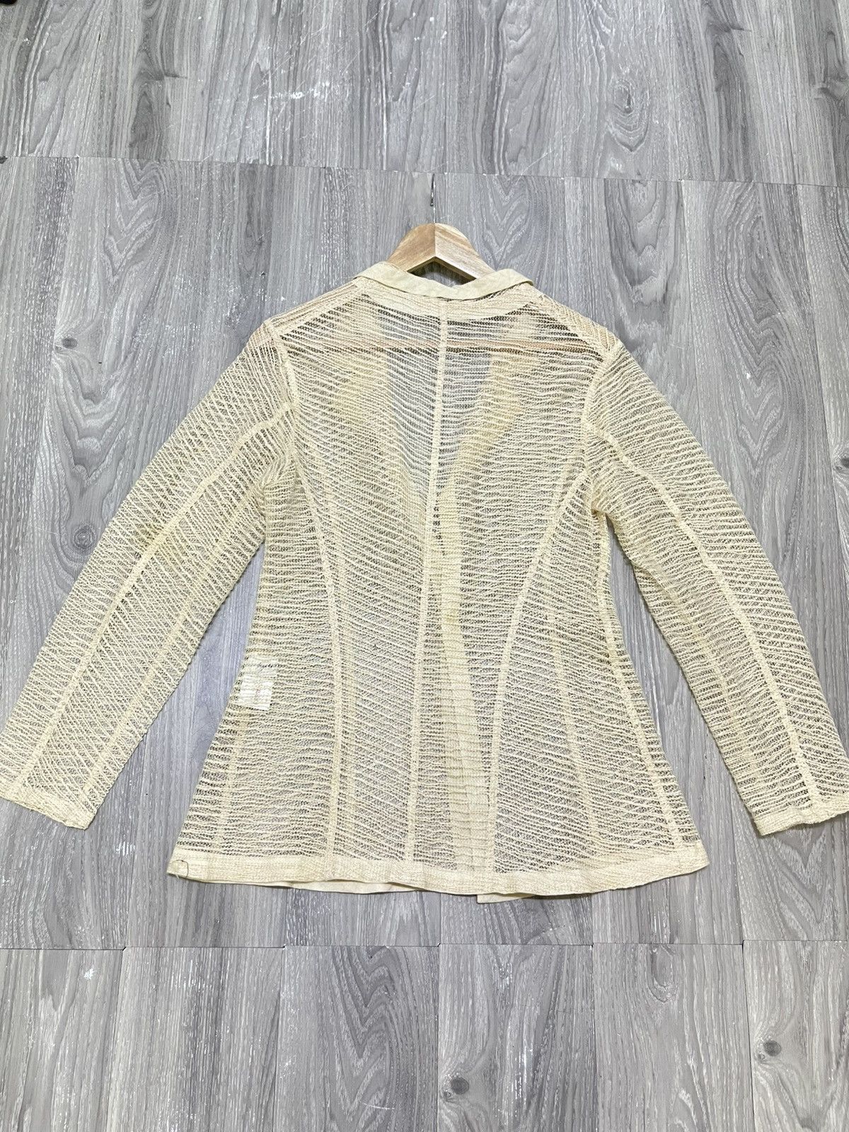 Yohji Yamamoto Yohji Yamamoto Mesh Cardigan Size M / US 6-8 / IT 42-44 - 16 Thumbnail