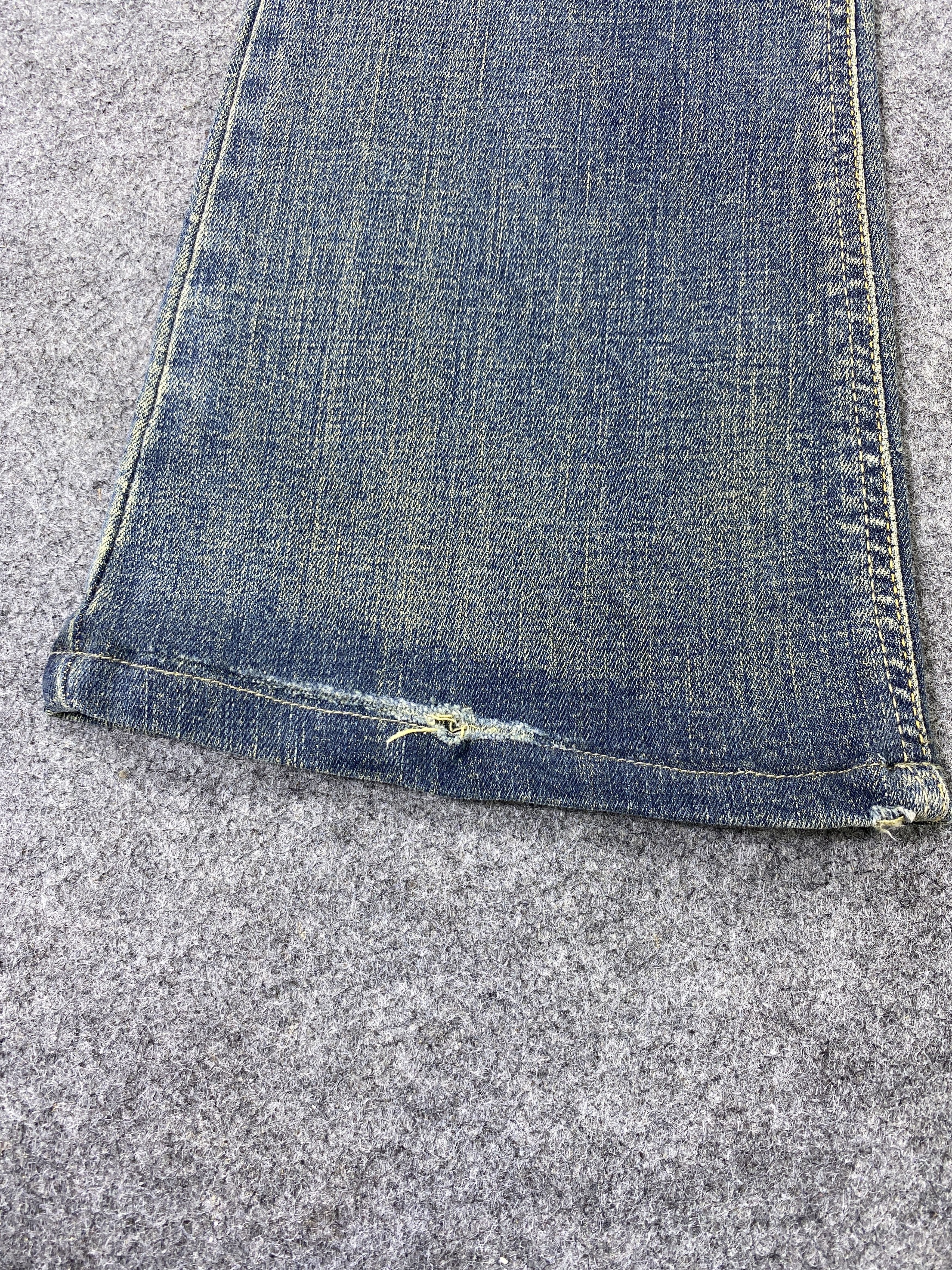 Edwin Miss Edwin Flare Blue Wash Jeans - J1052 Size 27" / US 4 / IT 40 - 13 Thumbnail