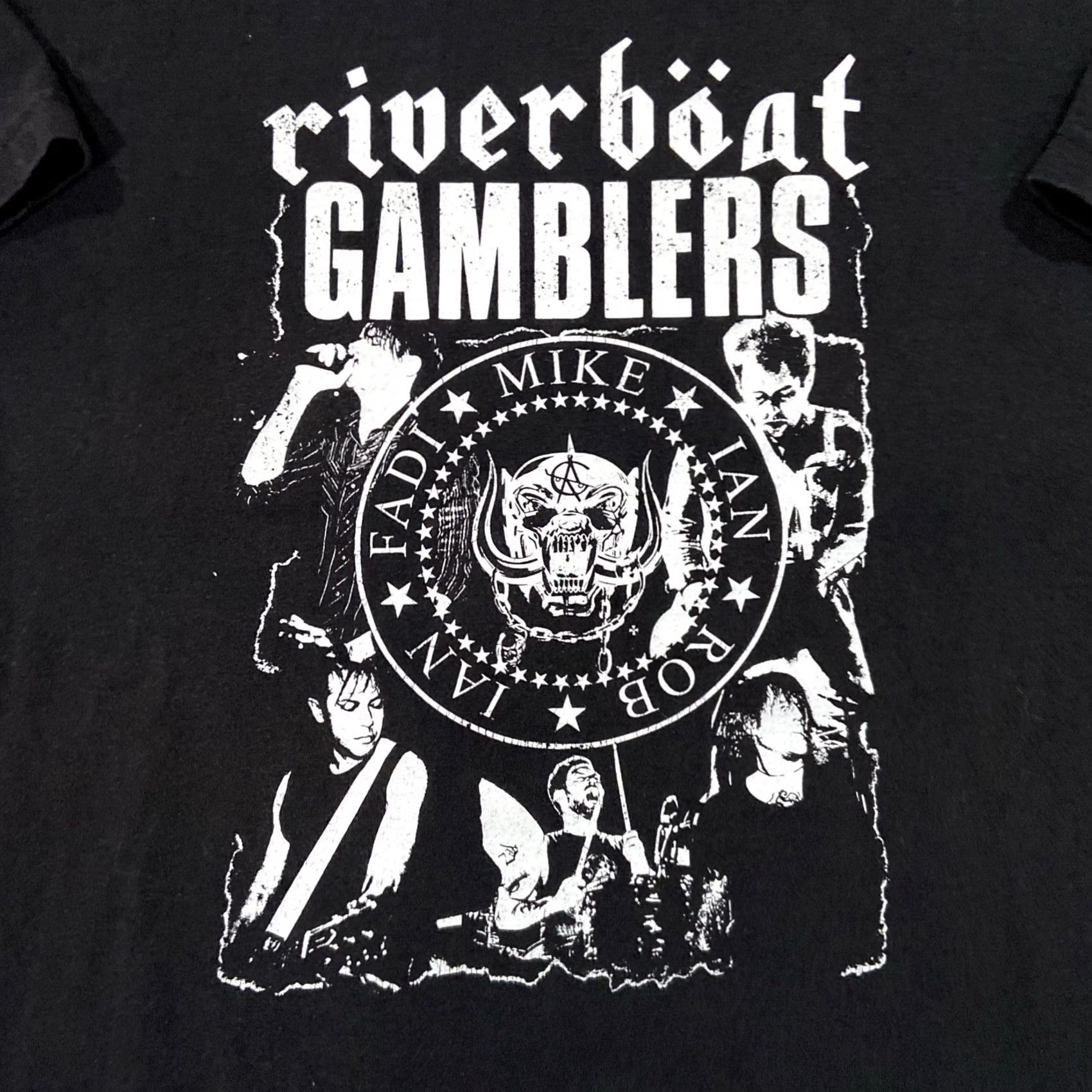 Vintage VINTAGE T Shirt Punk Rock Riverboat Gamblers Texas Punk Ramotorhead 2XL Men Graphic Tee Short Sleeve 1980s Punk Size US XXL / EU 58 / 5 - 2 Thumbnail