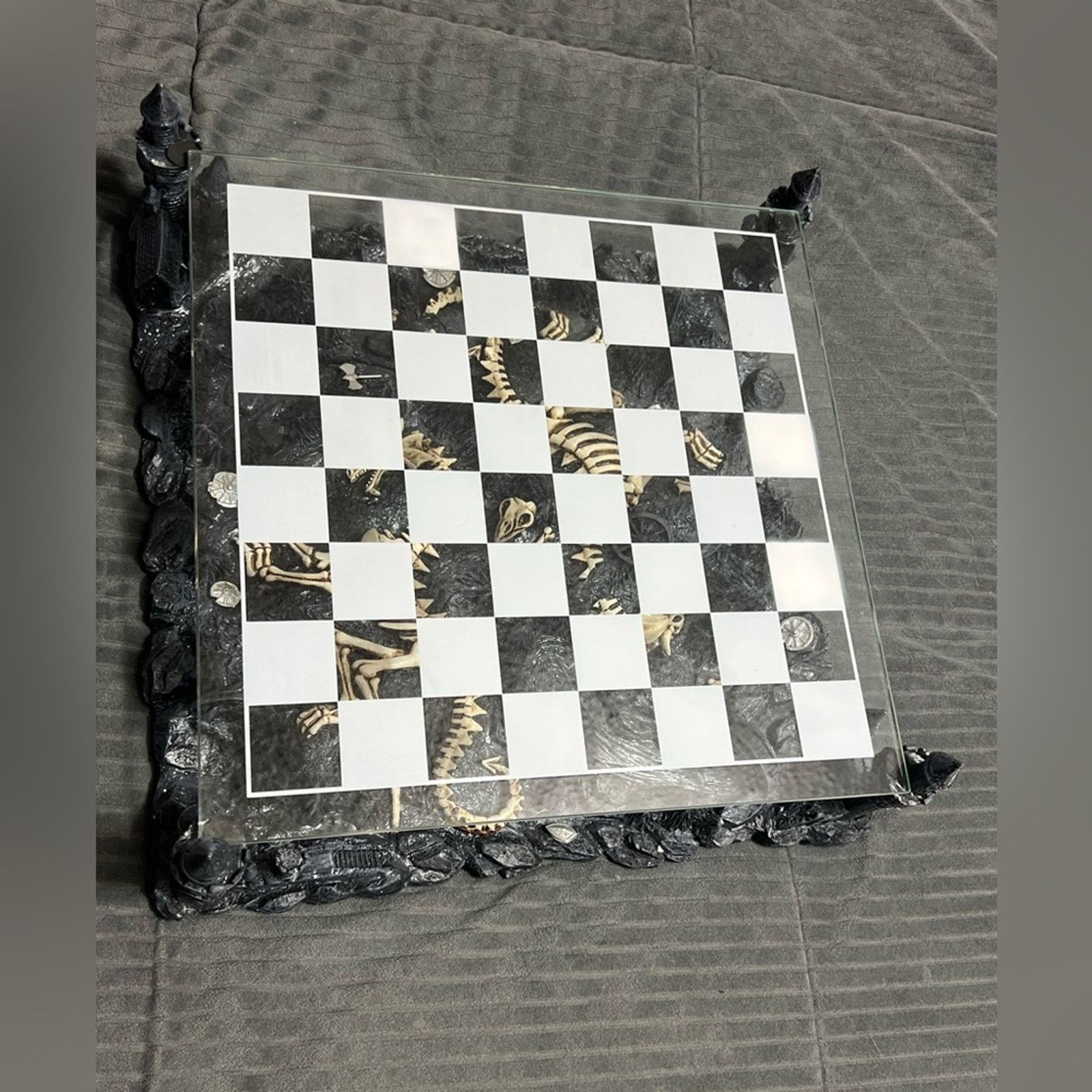 Other Chess Set Base 3D Dragons Fantasy Glass Board - 4 SETS Size ONE SIZE - 11 Thumbnail