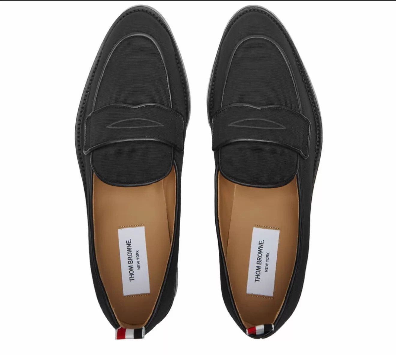 Thom Browne Thom Browne Men's Black Leather Loafer Slip-On US8 Size US 8 / EU 41 - 6 Thumbnail