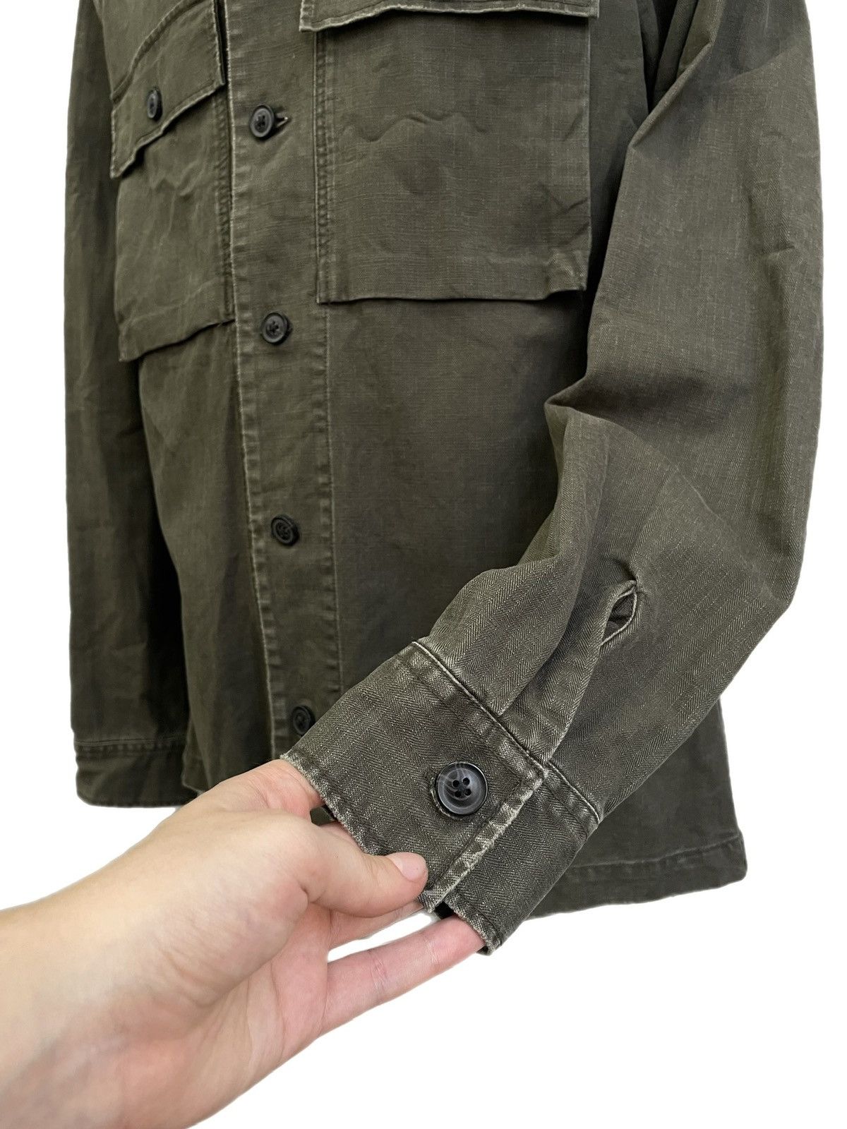 Allsaints All Saints green military jacket rare vintage style Size US M / EU 48-50 / 2 - 5 Thumbnail