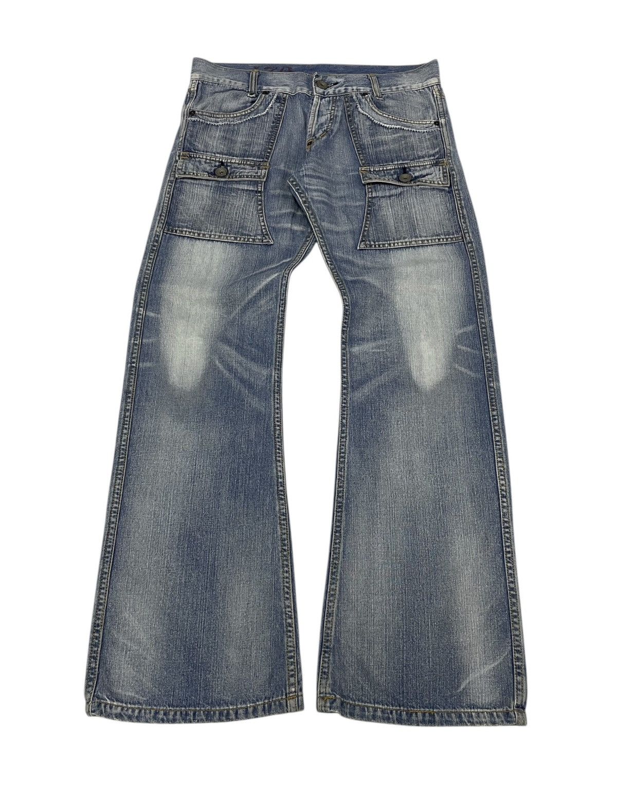 Hysteric Glamour TurnMeOn Japan Flare Bush Jeans Size US 33 - 1 Thumbnail