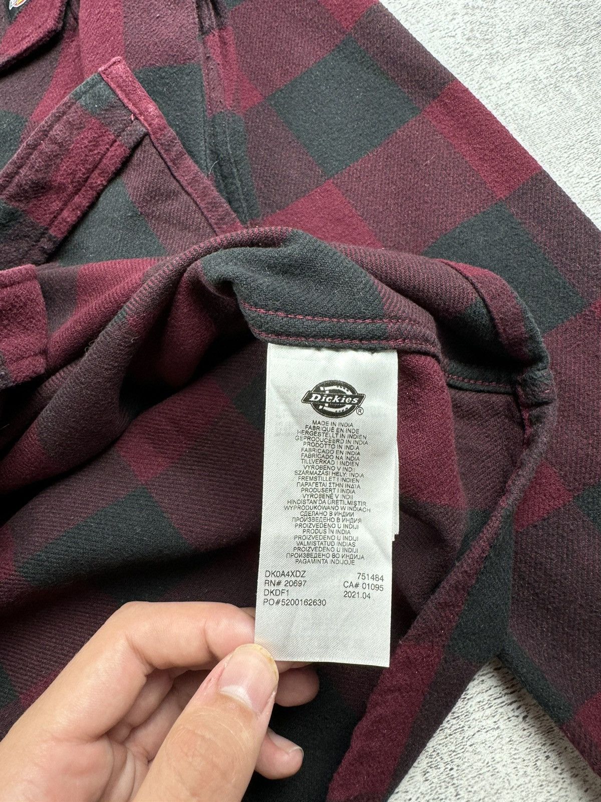 Dickies Dickies 90S Flannel Workwear Checked Longsleeve Basic Shirt Size US M / EU 48-50 / 2 - 11 Thumbnail