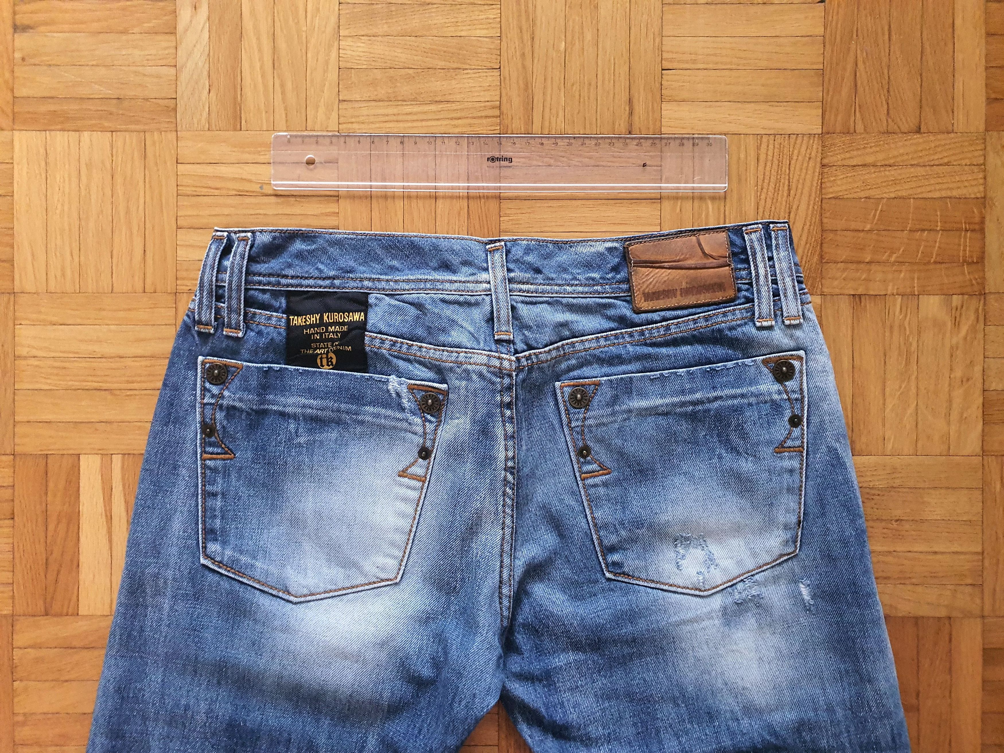 Takeshy Kurosawa Handmade Selvedge Denim Jeans Japanese Fabric - Regular Fit Size US 34 / EU 50 - 9 Thumbnail