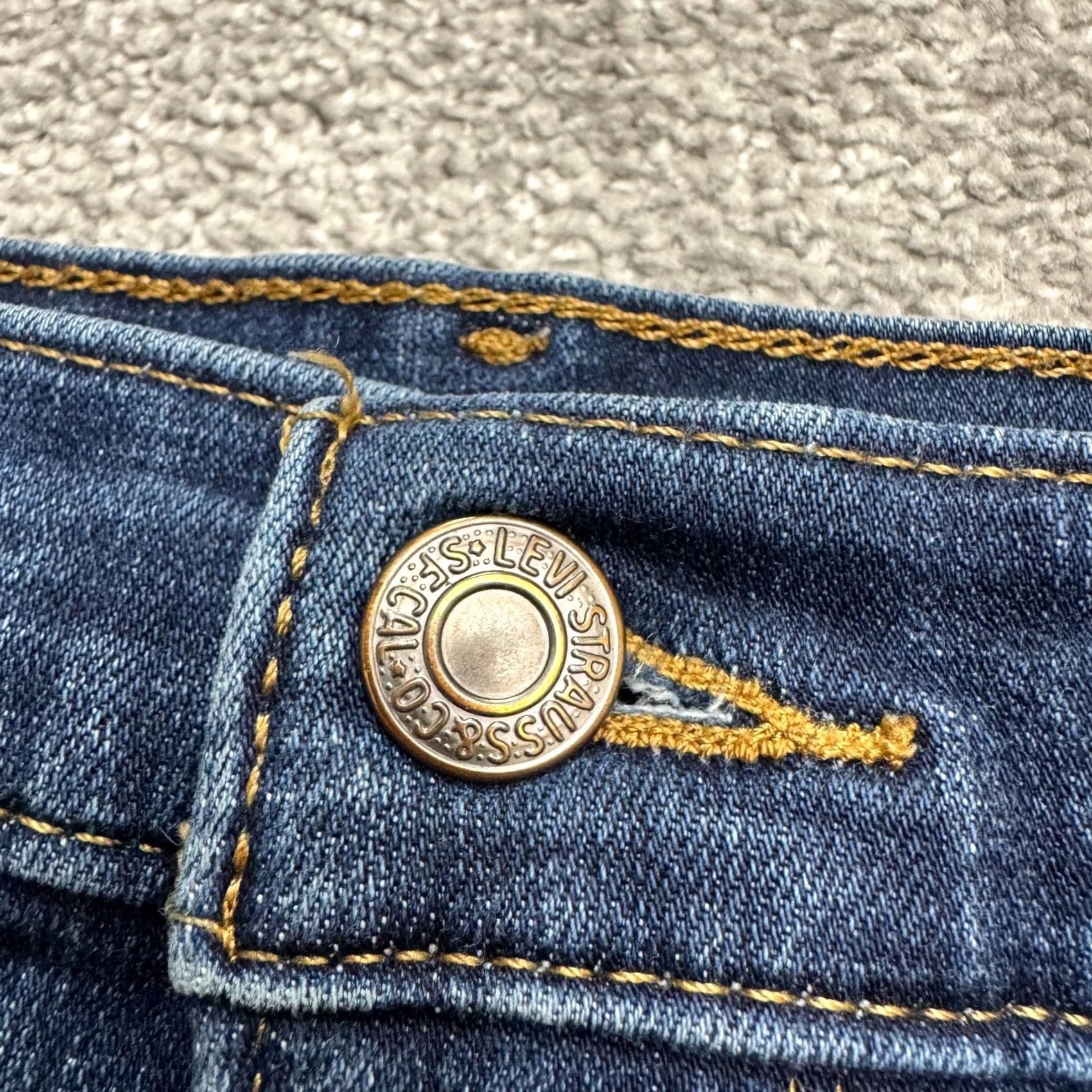 Levi's Levi's Jeans 311 Shaping Skinny Denim Womens 29 Regular 30 Blue Dark Wash Size 29" - 3 Thumbnail