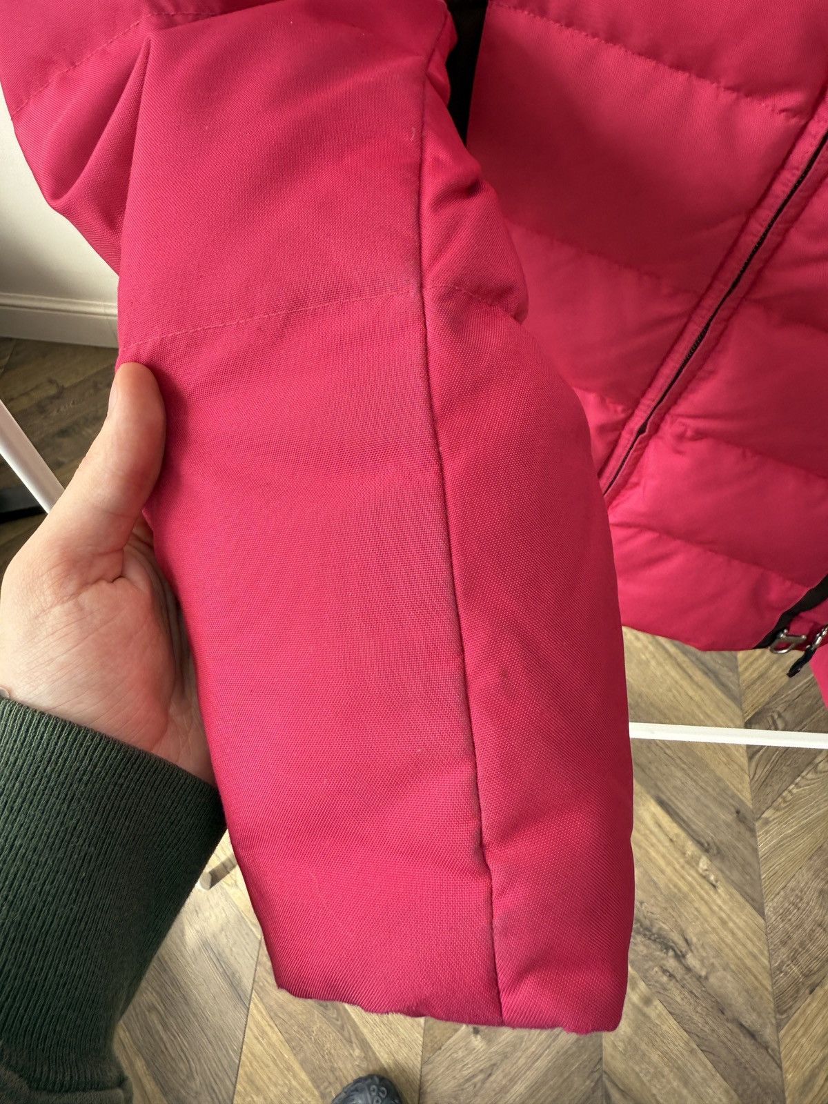 Bogner Vintage Bogner Sport Women’s Pink Down Ski Jacket Hooded Size XS / US 0-2 / IT 36-38 - 18 Thumbnail