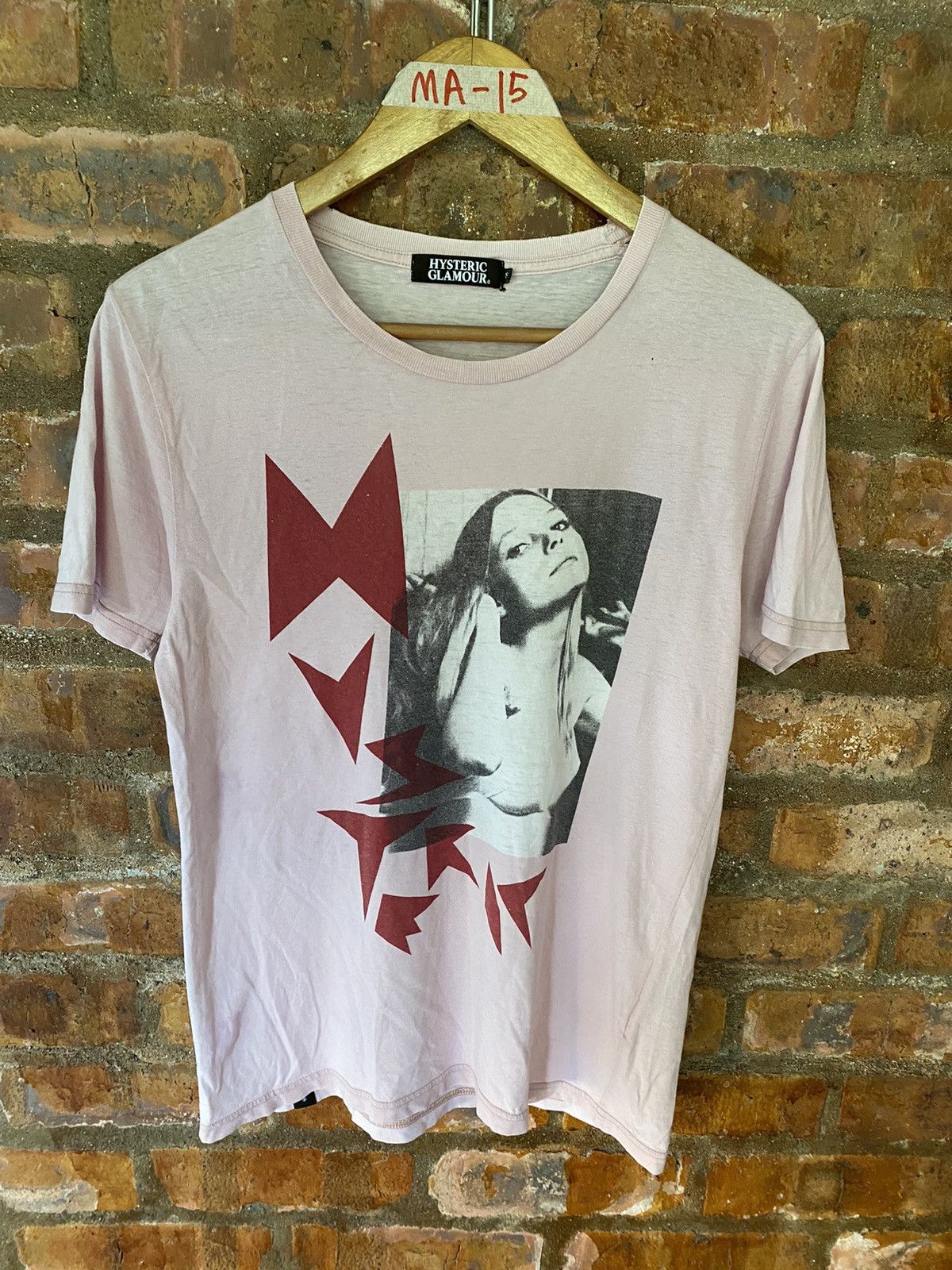 Hysteric Glamour 🔥 Vtg HG girl pin up tee Size US S / EU 44-46 / 1 - 2 Thumbnail