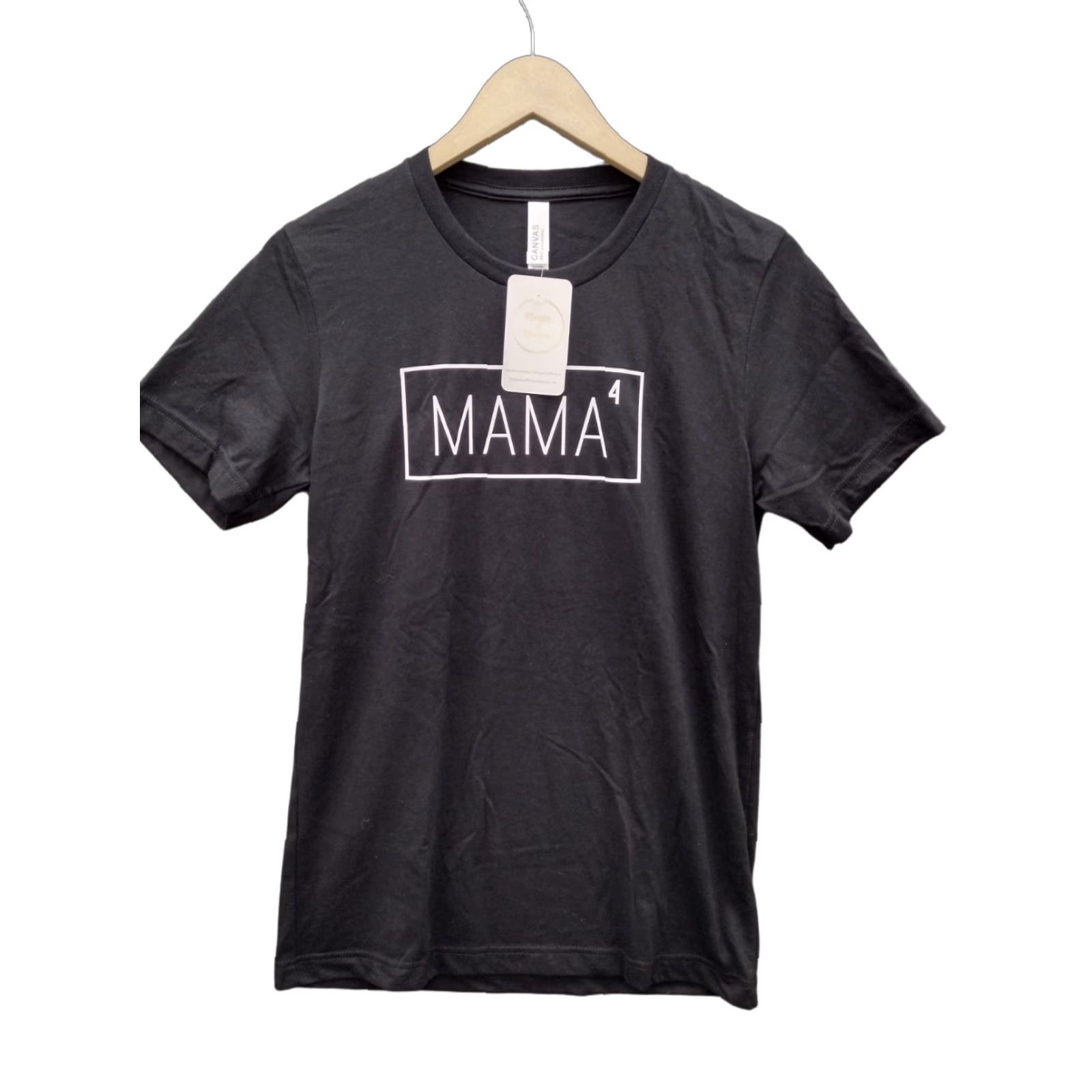 Vintage Bella + Canvas T-Shirt Womens S Black Mama Graphic Shirt Size S / US 4 / IT 40 - 1 Thumbnail