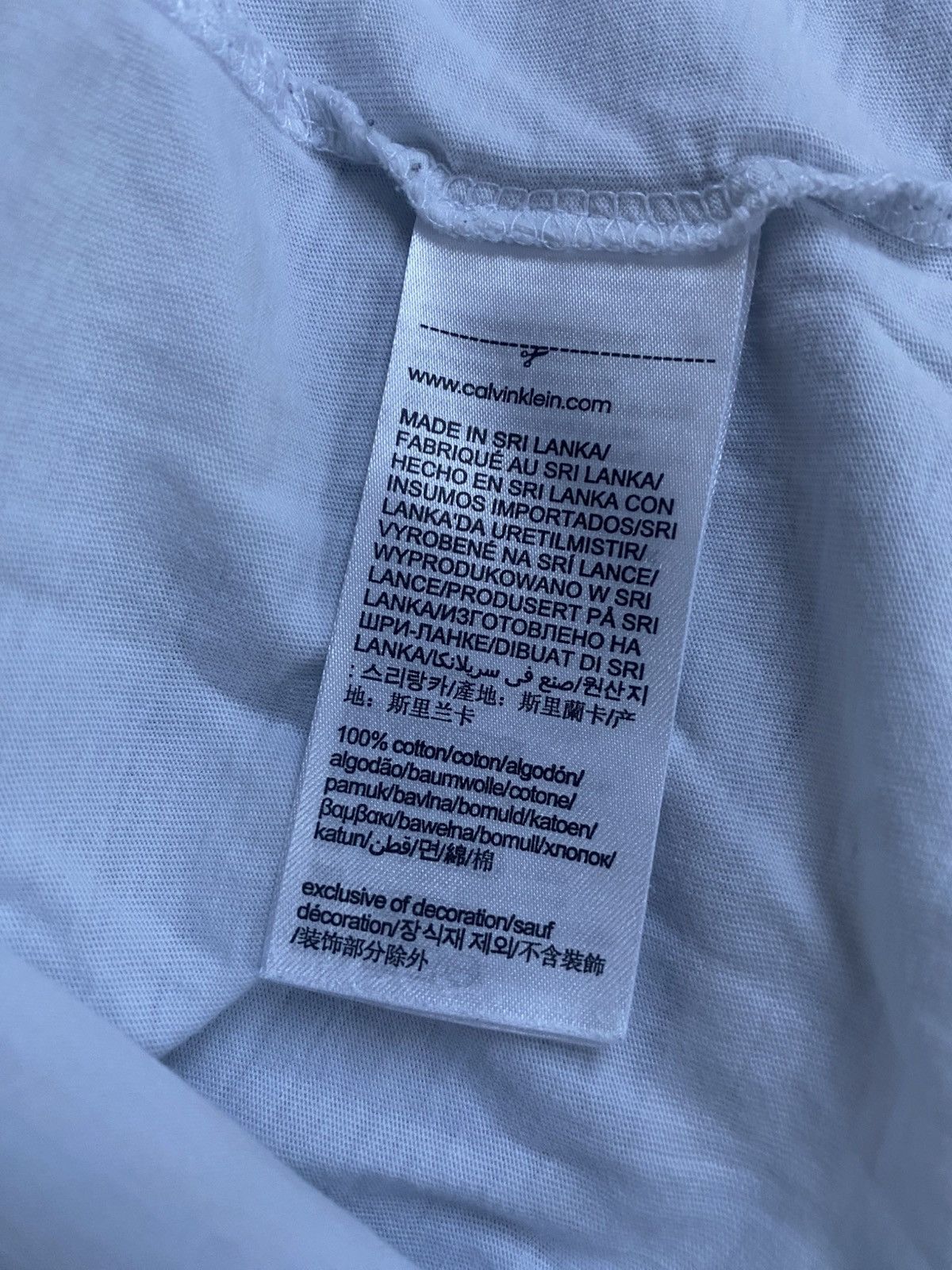 Calvin Klein Calvin Klein white tee (XS) Size US XS / EU 42 / 0 - 6 Thumbnail
