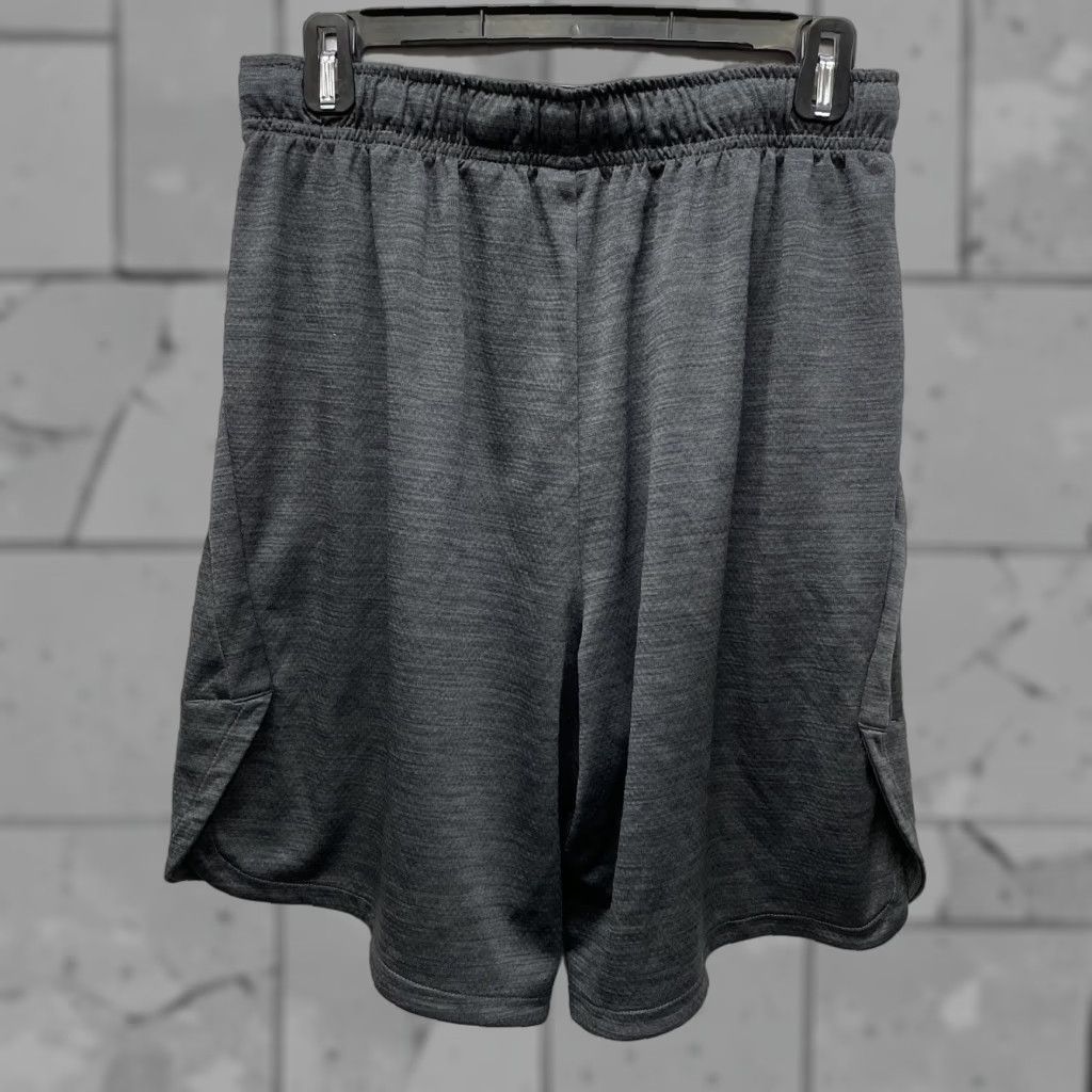 Nike Nike Dri-Fit Shorts Mens L Gray 100% Polyester Athletic Drawstring Size US 33 - 1 Thumbnail