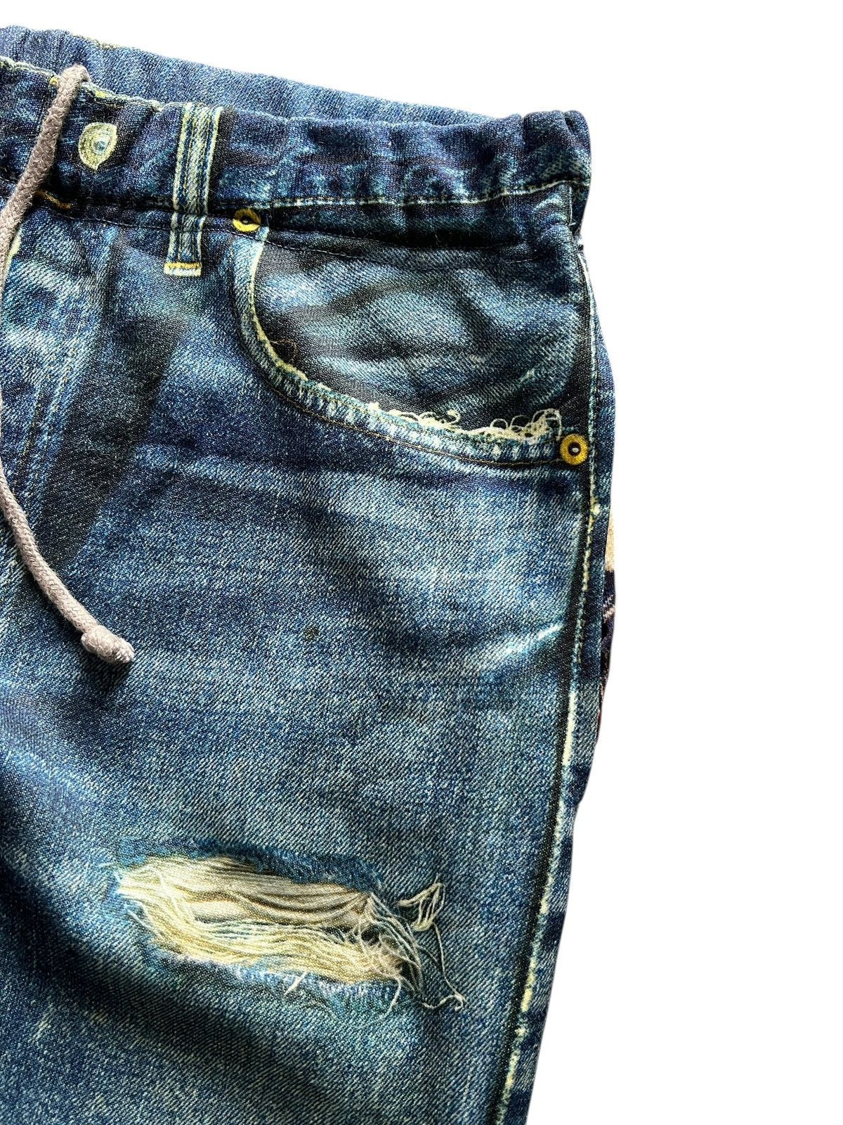 TALKING ABOUT THE ABSTRACTION Talking About The Abstraction 🇯🇵 Trompe L’œil Sweatpants Size US 30 / EU 46 - 5 Thumbnail