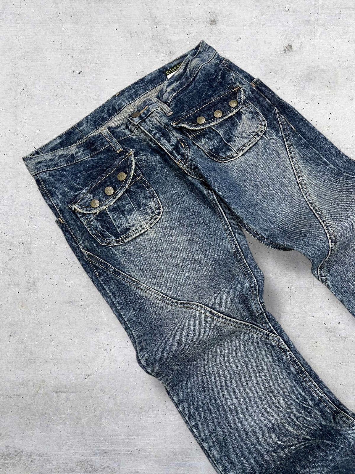 semanticdesign VINTAGE DHEART JAPAN DESIGNER 90S OG RUGGED AESTHETIC DENIM Size US 31 - 7 Thumbnail