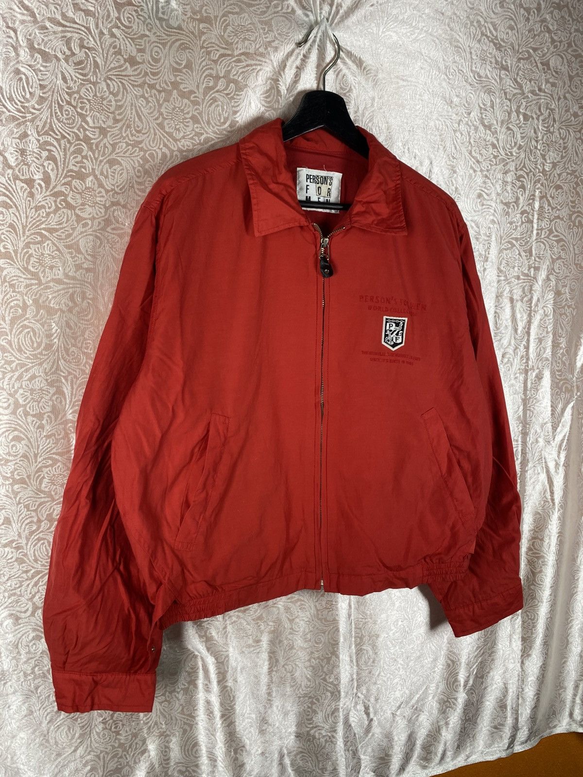 PERSON'S Vintage Person’s For Men Red Windbreaker Jacket Size US M / EU 48-50 / 2 - 5 Thumbnail