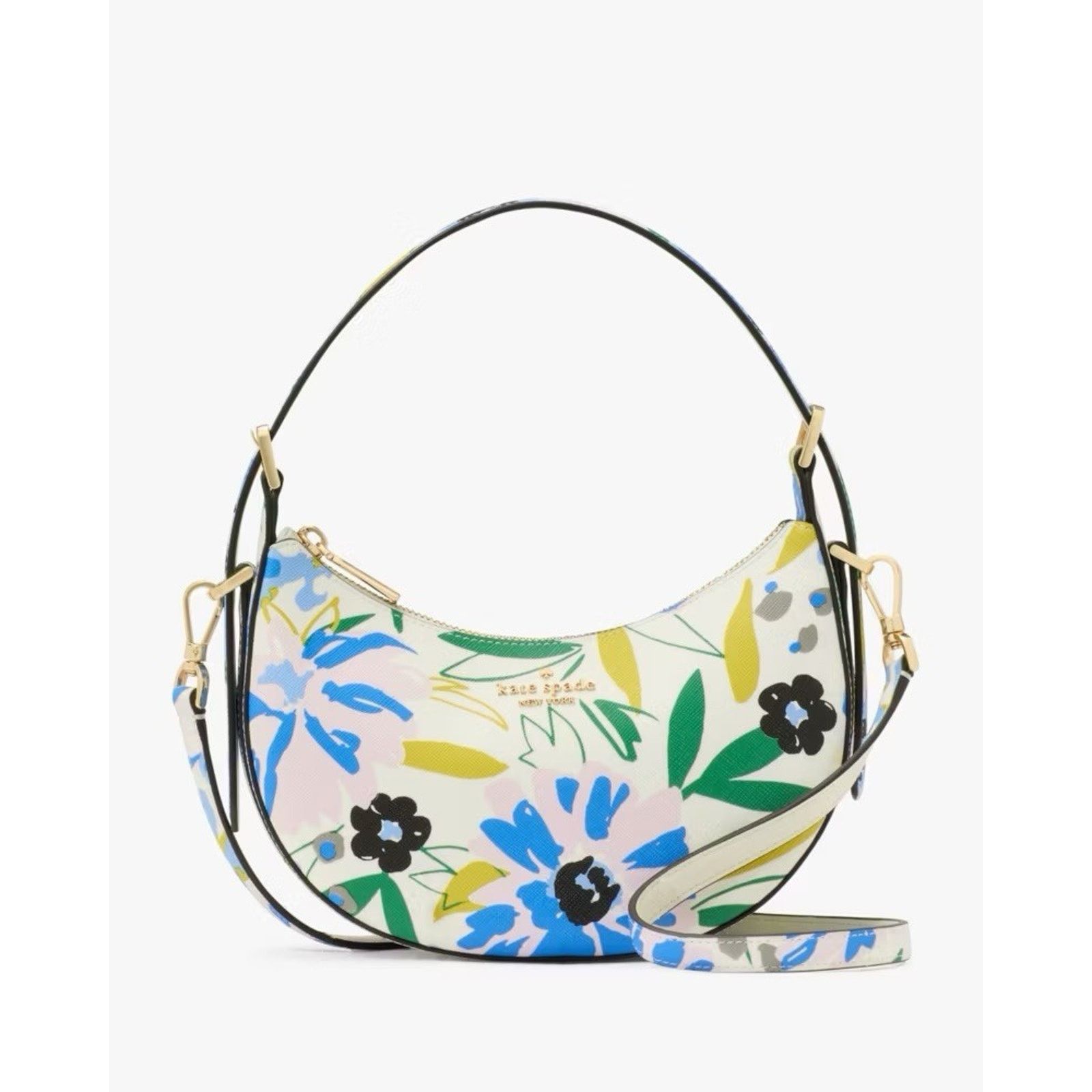 Kate Spade NWT $329 Kate Spade Convertible Floral Shoulder Crossbody Size ONE SIZE - 3 Thumbnail