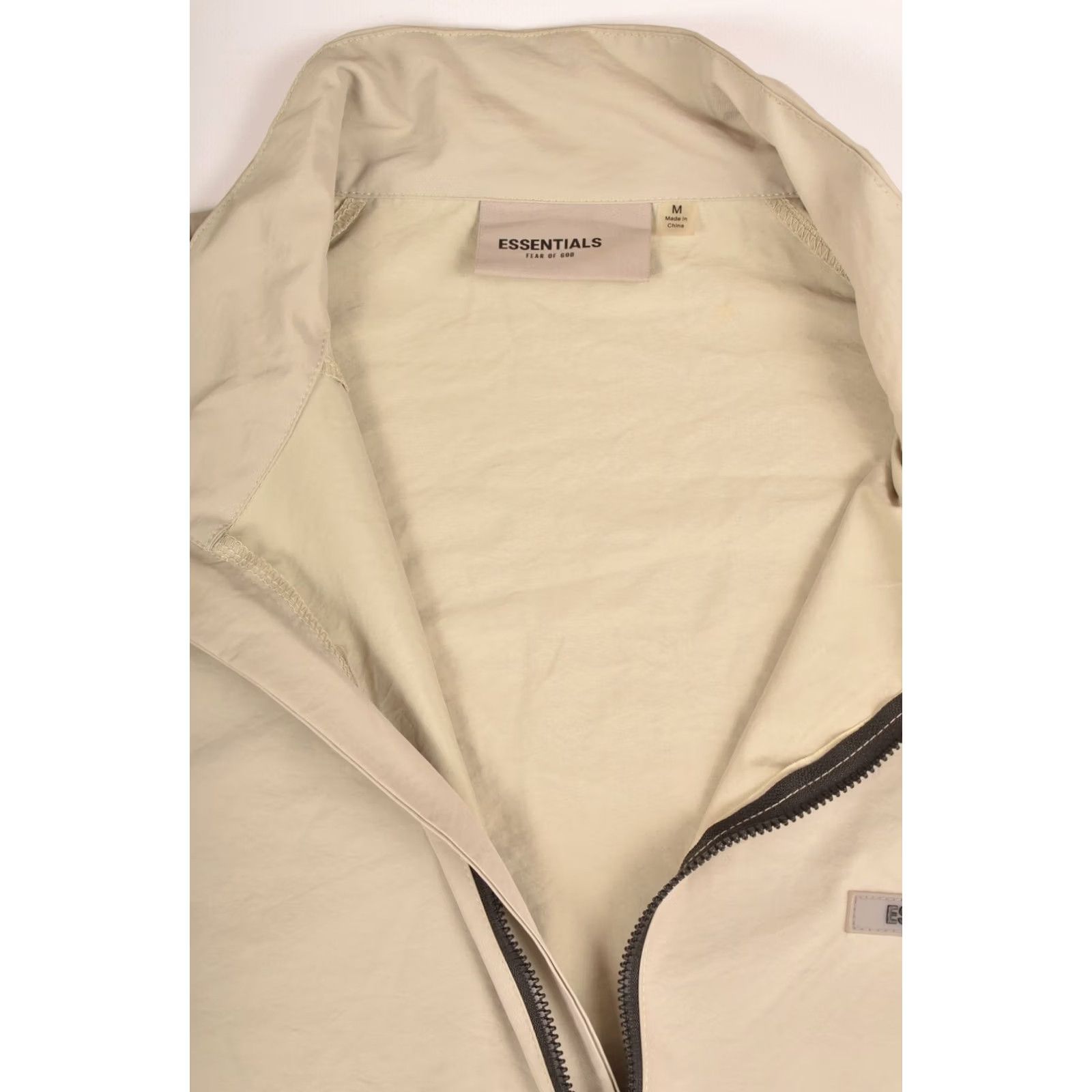 Fear of God Fear of God Essentials Half Zip Track Jacket Windbreaker Men M Gray Green Size US M / EU 48-50 / 2 - 4 Thumbnail