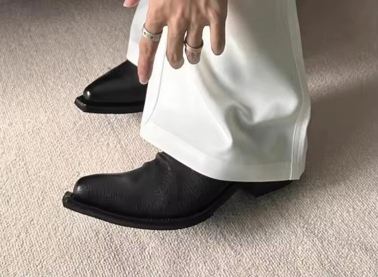 Other Real Genuine Leather Platform Designer Boots Loafers Size US 10.5 / EU 43-44 - 9 Thumbnail