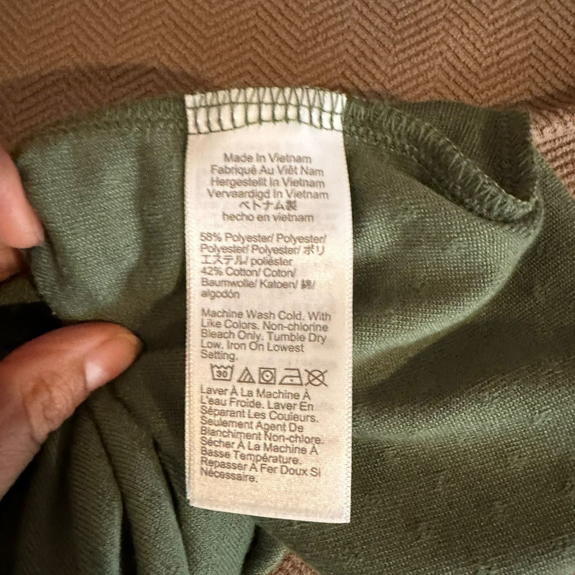 J.Crew ✨J.Crew Size M Women's Casual Green Textured Short Sleeve Dr Size M / US 6-8 / IT 42-44 - 7 Thumbnail