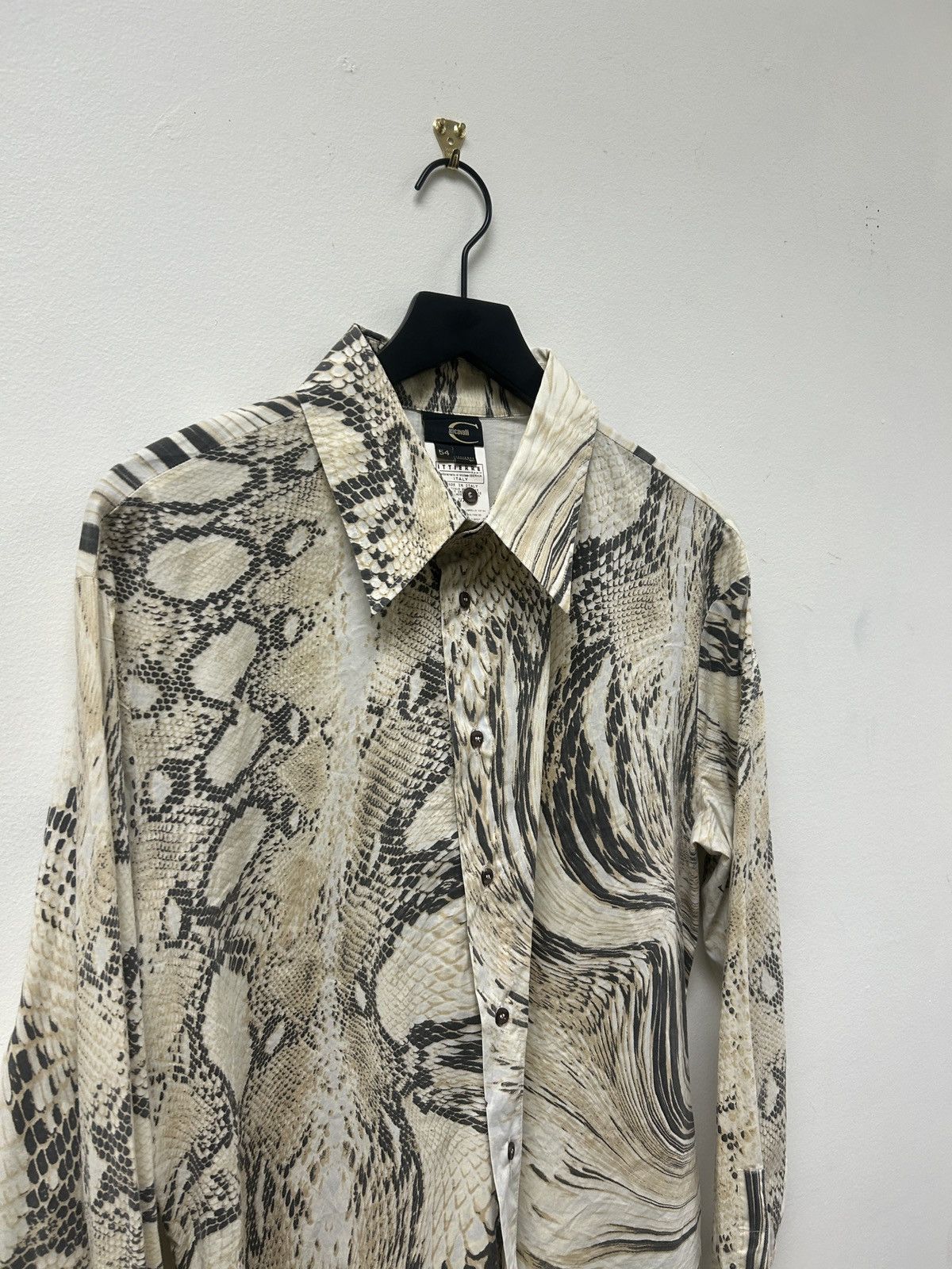 Just Cavalli 00’s Just Cavalli Snakeskin Printed Button up Size US M / EU 48-50 / 2 - 3 Thumbnail