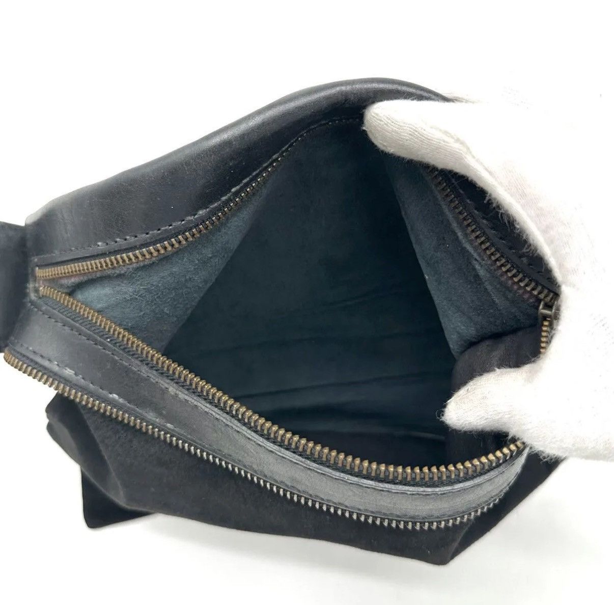 Issey Miyake Rare 80s I.S. Issey Miyake Convertible Zipper Leather Belt Size ONE SIZE - 10 Thumbnail