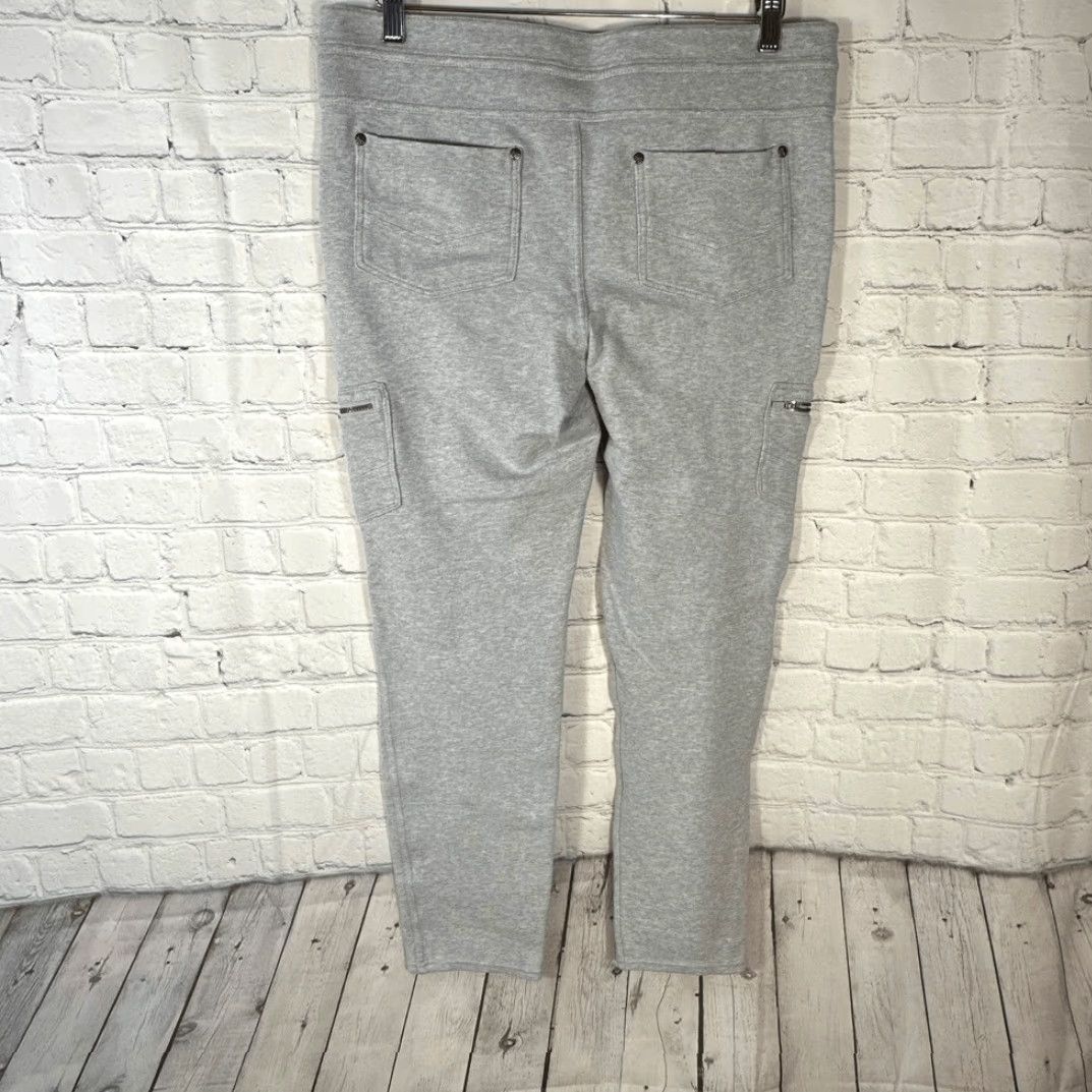 Athleta Athleta Pants Womens 12 Gray Rockwell Jogger Leggings Zippered Pockets Accents Size 34" / US 12 / IT 48 - 6 Thumbnail