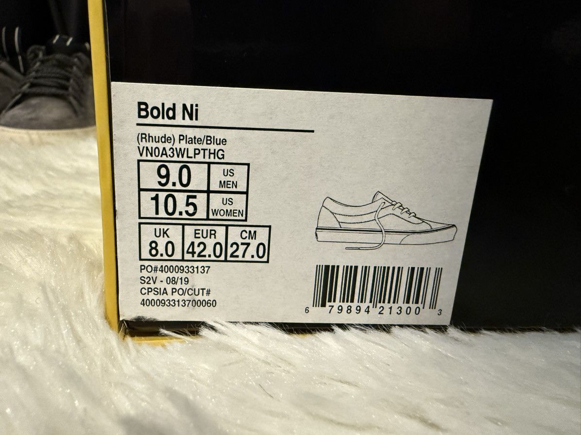 Rhude × Vans Rhude x Vans Bold Ni Plate/Blue Size US 9 / EU 42 - 5 Thumbnail