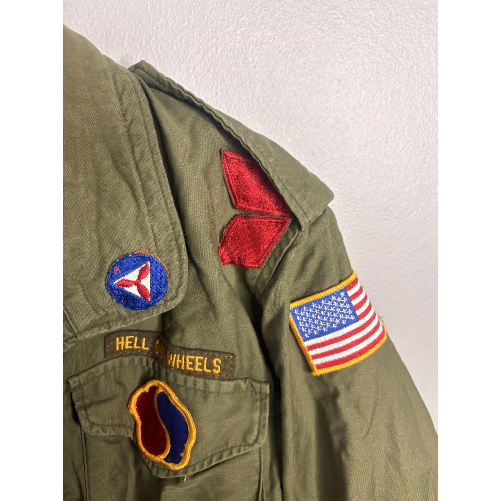 Alpha Industries Vintage Alpha Industries Jacket Mens Small Green M65 Field Coat Patches 70s Size US S / EU 44-46 / 1 - 4 Thumbnail