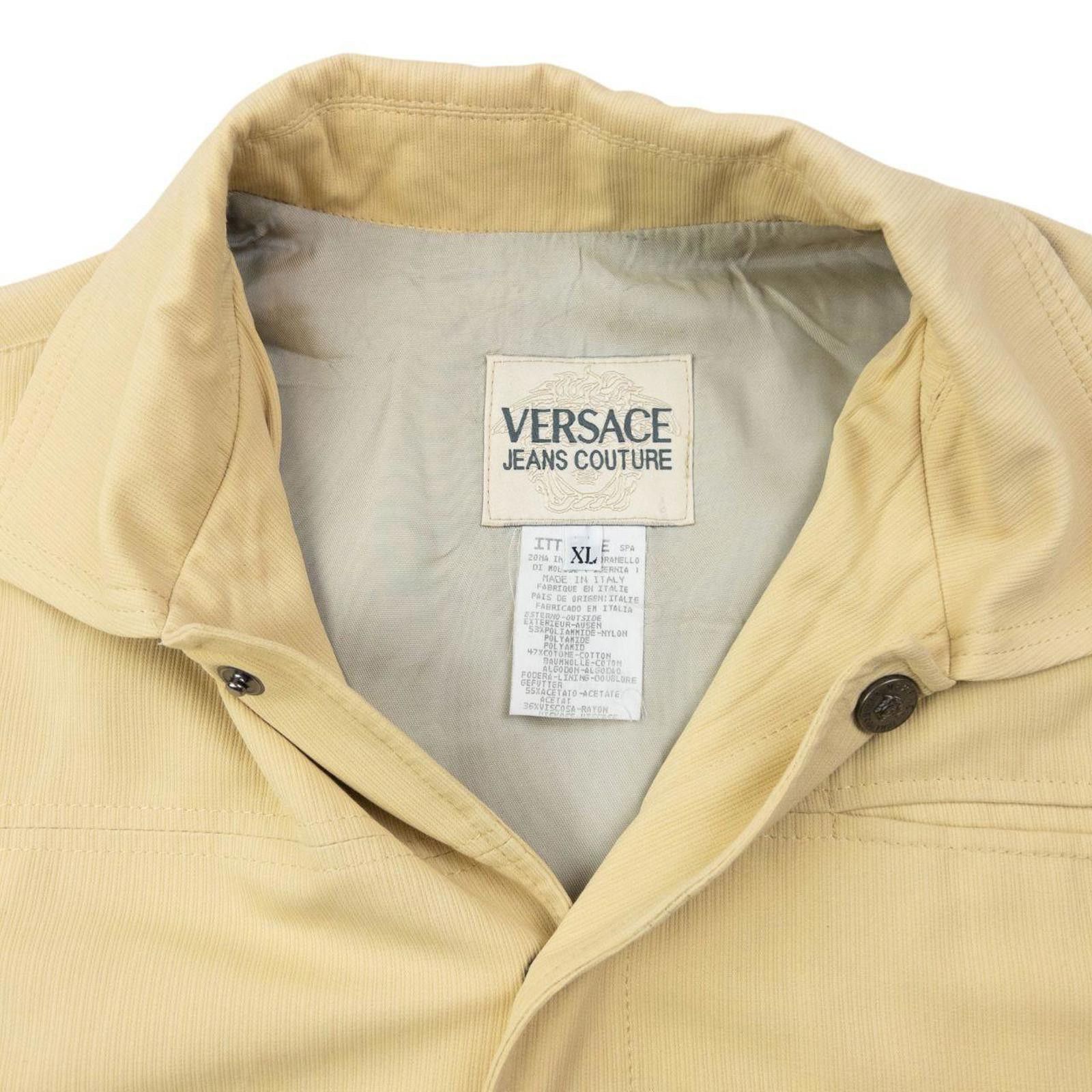 Versace Vintage 2000s Versace Jeans Couture Zip Up Jacket Size L Size US L / EU 52-54 / 3 - 3 Thumbnail